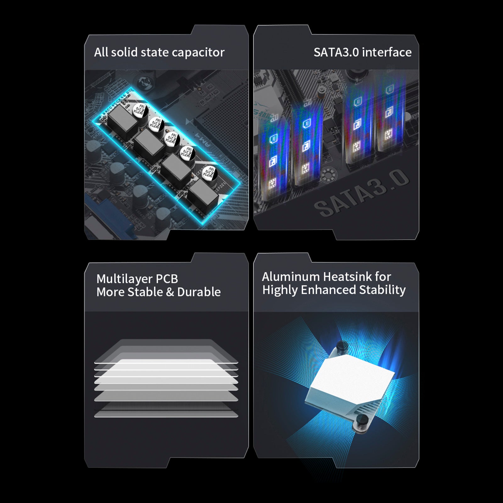 B450M-K Computer Moederbord Desktop DDR4 AM4 CPU WIFI NVME Gigabit netwerkkaart