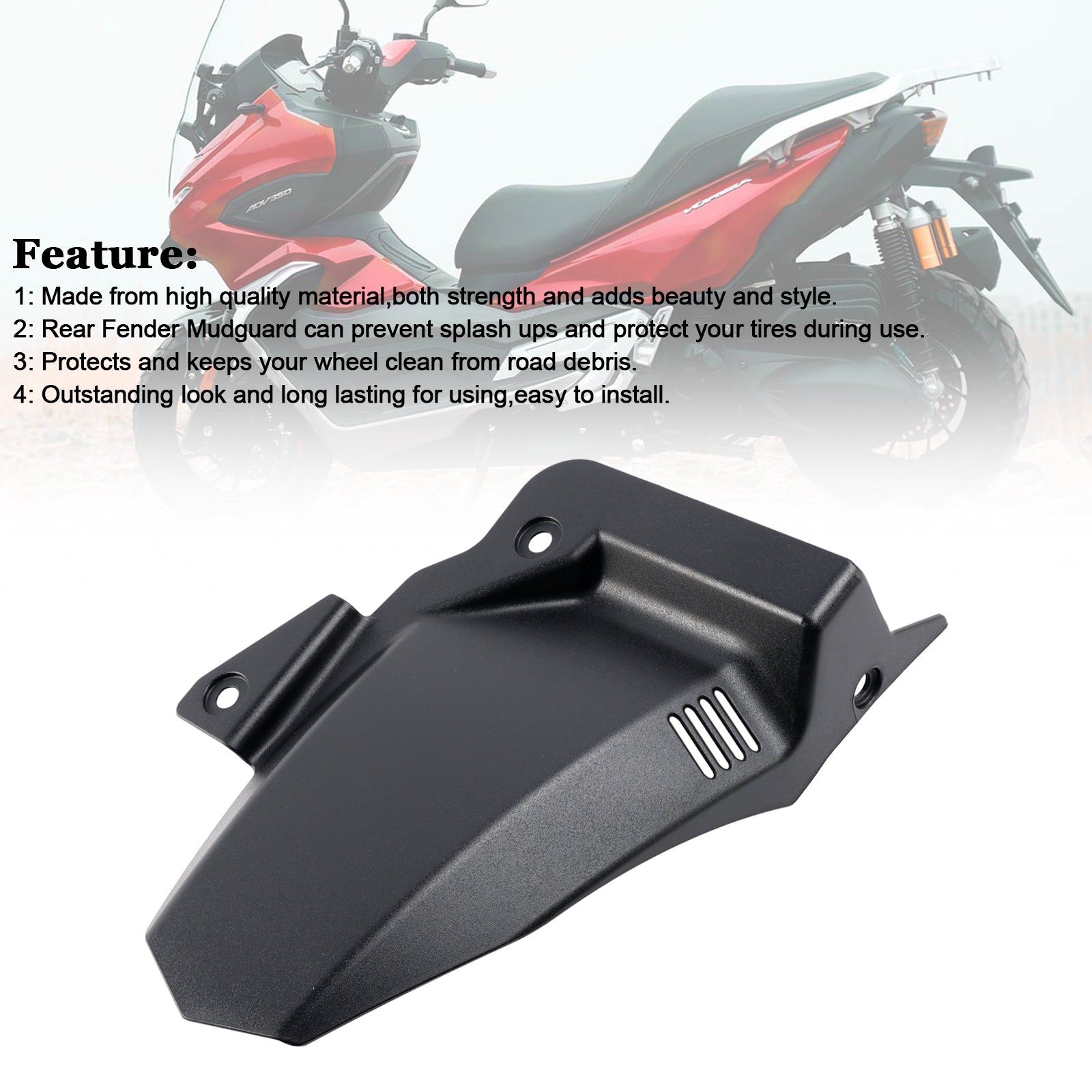 2022-2024 Honda Adv350 Bakre fender lera