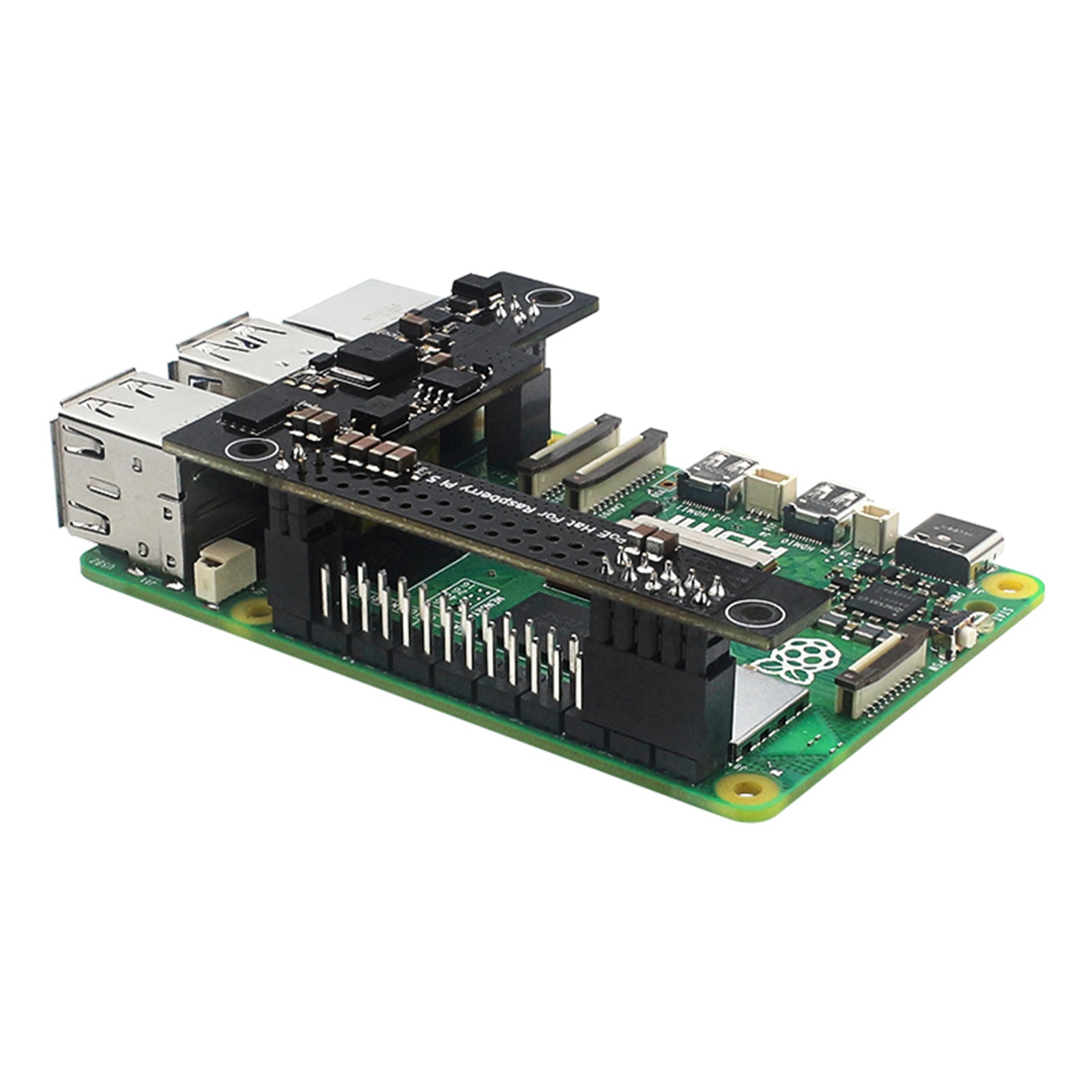 Raspberry Pi5 speciale POE-uitbreidingskaart 5V 4,5A geïsoleerde module koellichaam