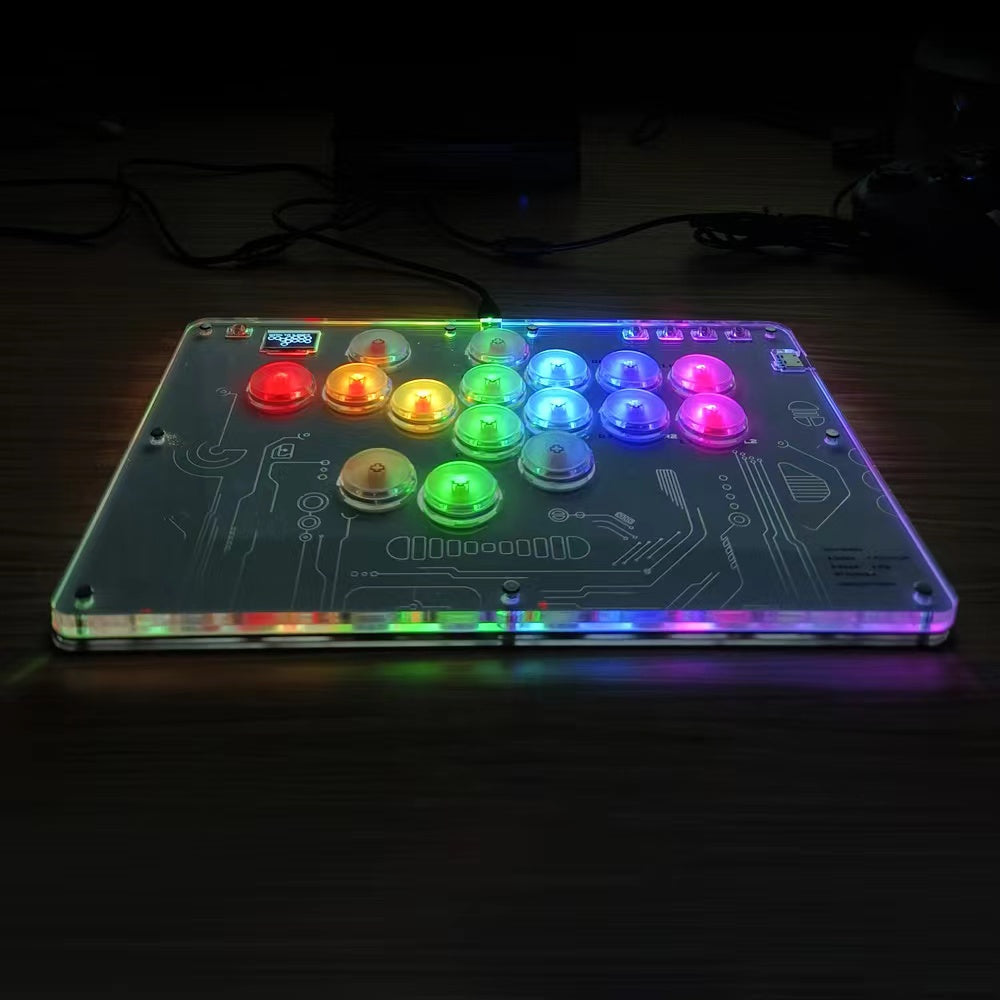 Hitbox Fighting Keyboard Hitbox Arcade Joystick Advanced Buttons Street Fighter 6 Steam Raspberry Pi Keyboard