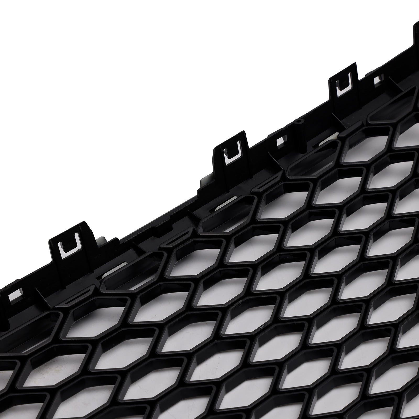 Front Bumper Radiator Vent Mesh Grille Grill For 2005-2015 Audi Q7 SQ7 Gloss Black