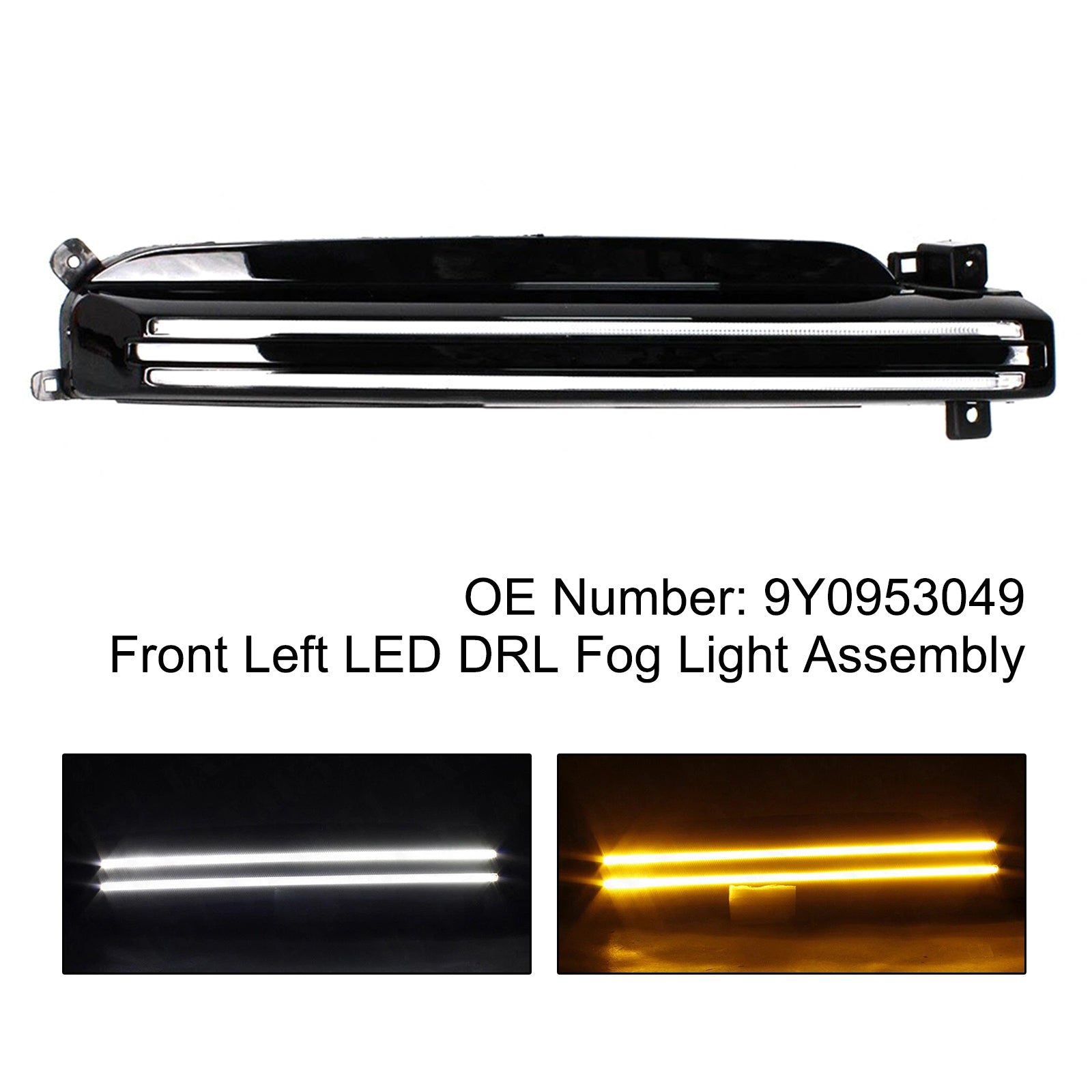 2018-2022 Porsche Cayenne Turbo Fram Vänster LED DRL Dimljusenhet 9Y0953049