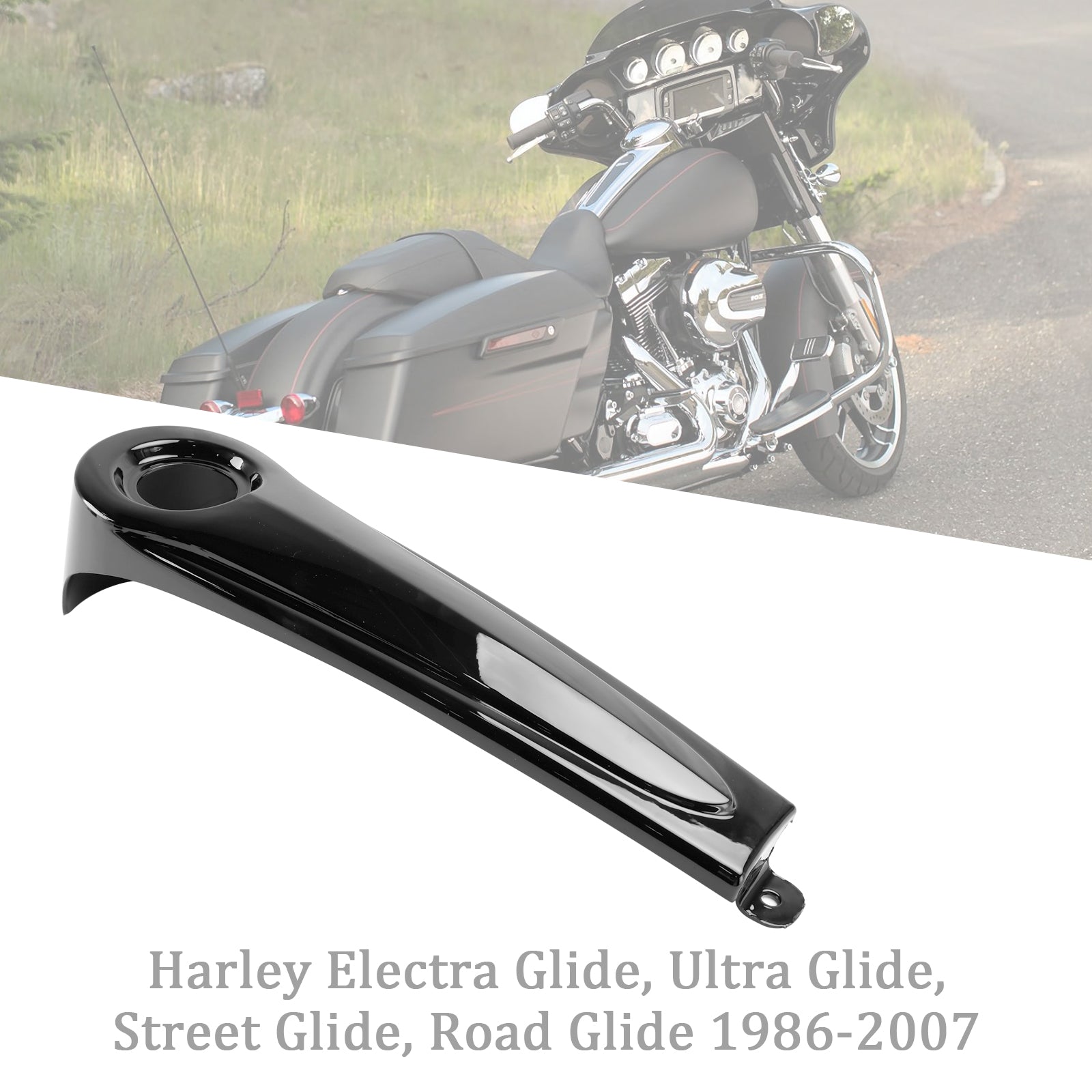 1986-2007 Harley Electra Glide, Ultra Glide, Street Glide, Road Glide Tank Copon Panel de panneau de couverture