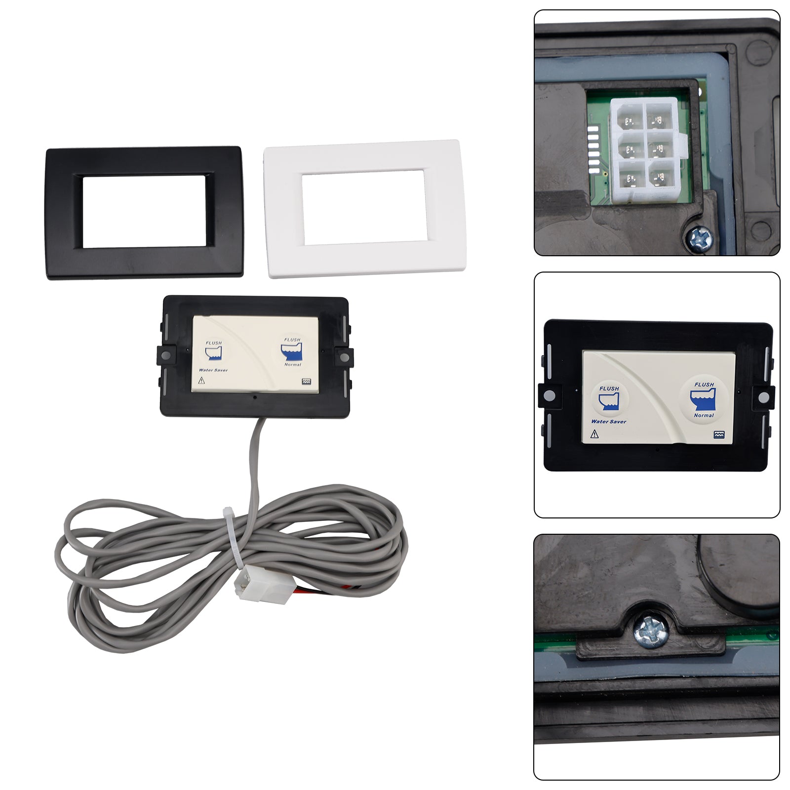 36387 Wall Switch for the Tecma RV Toilet Silence Plus- 2 Button Wall Switch