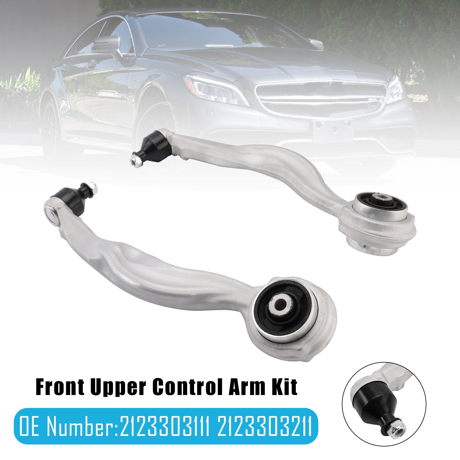 2013-2014 Mercedes Benz E350 4Matic Sedan Front Upper Control Arm Kit 2123303111 2123303211