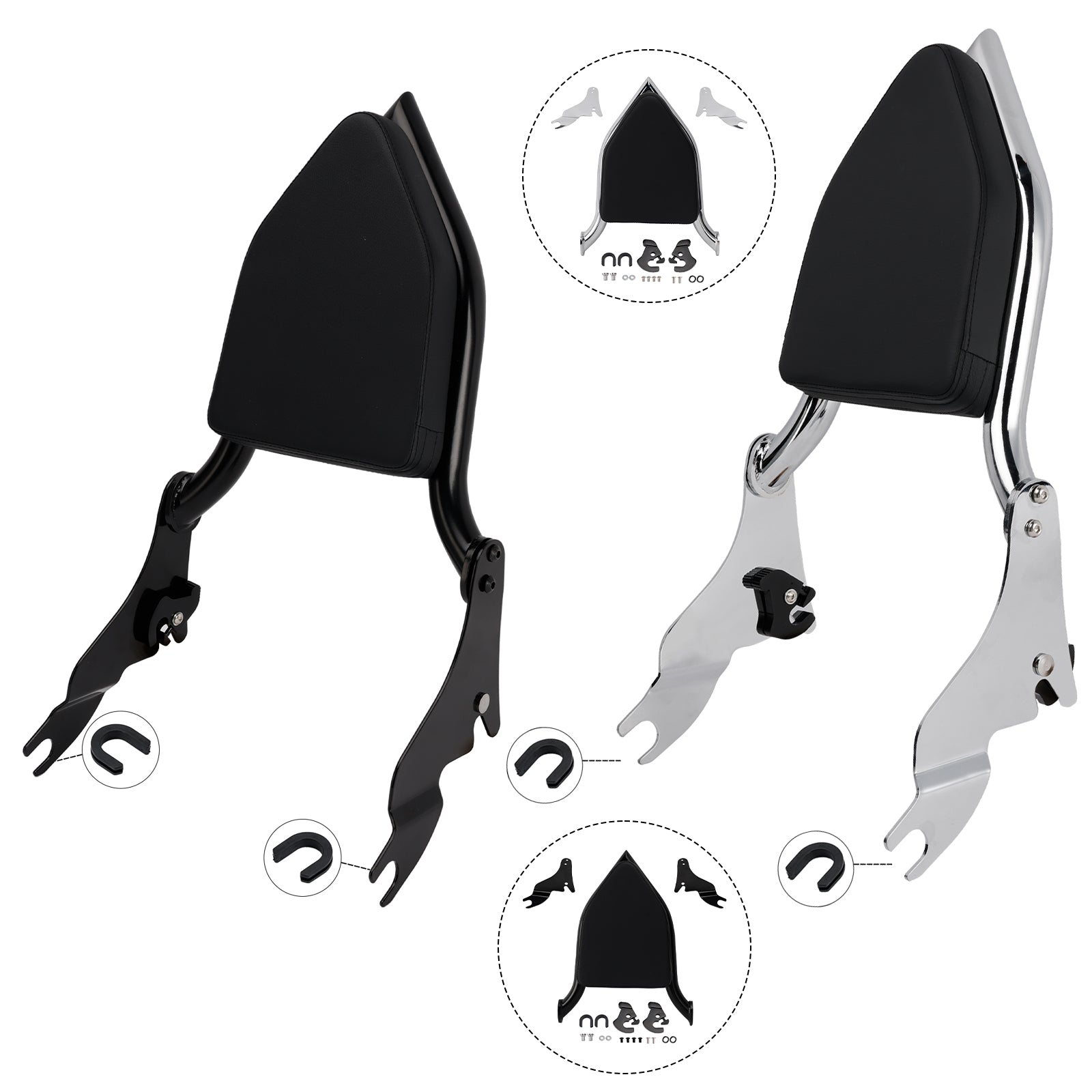 2011-2013, 2016-2019 ROAD GLIDE ULTRA FLTRU Passagier Sissy Bar Rugleuning