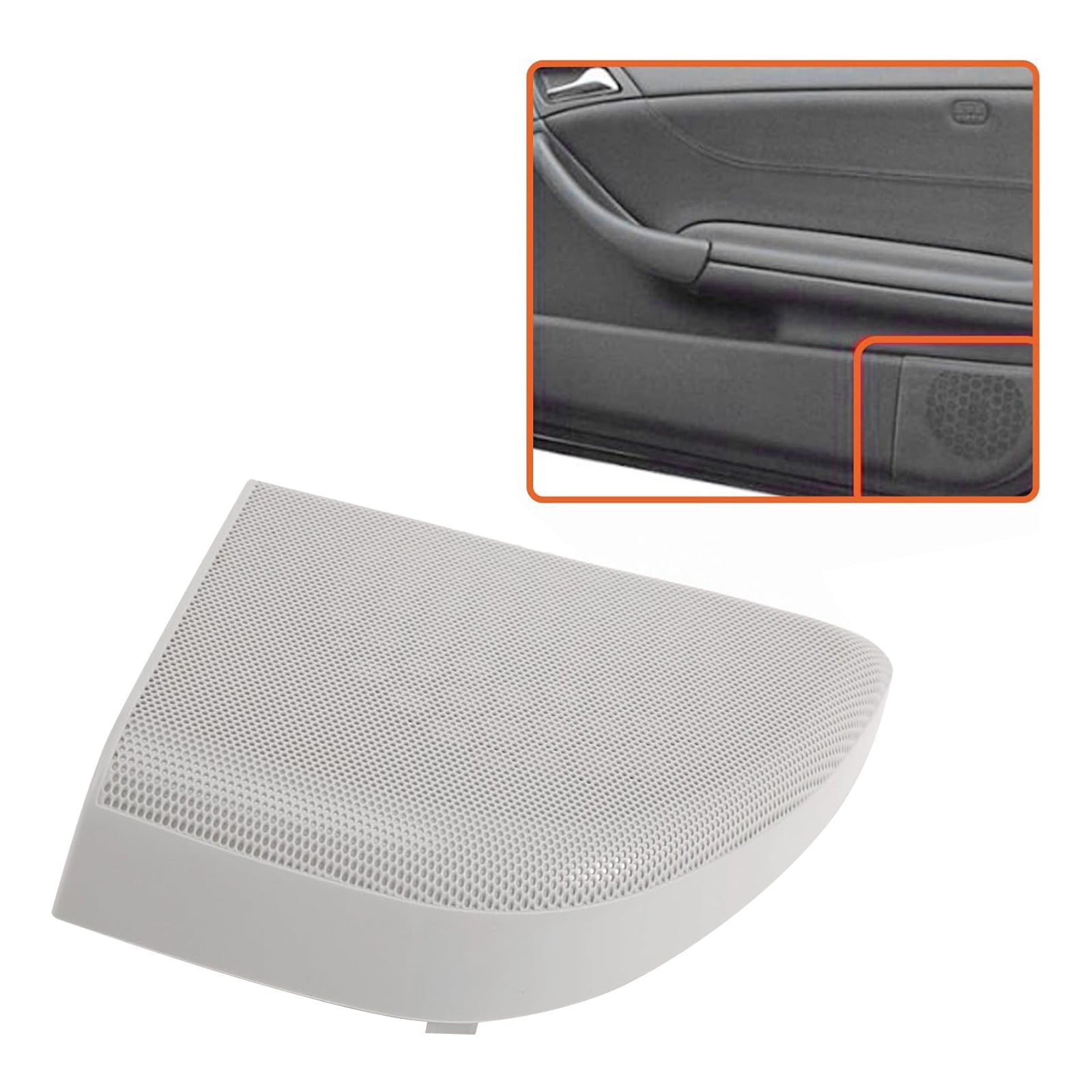 Cubierta del altavoz de la puerta delantera izquierda para Mercedes W203 CLC Coupé A20372703887E94