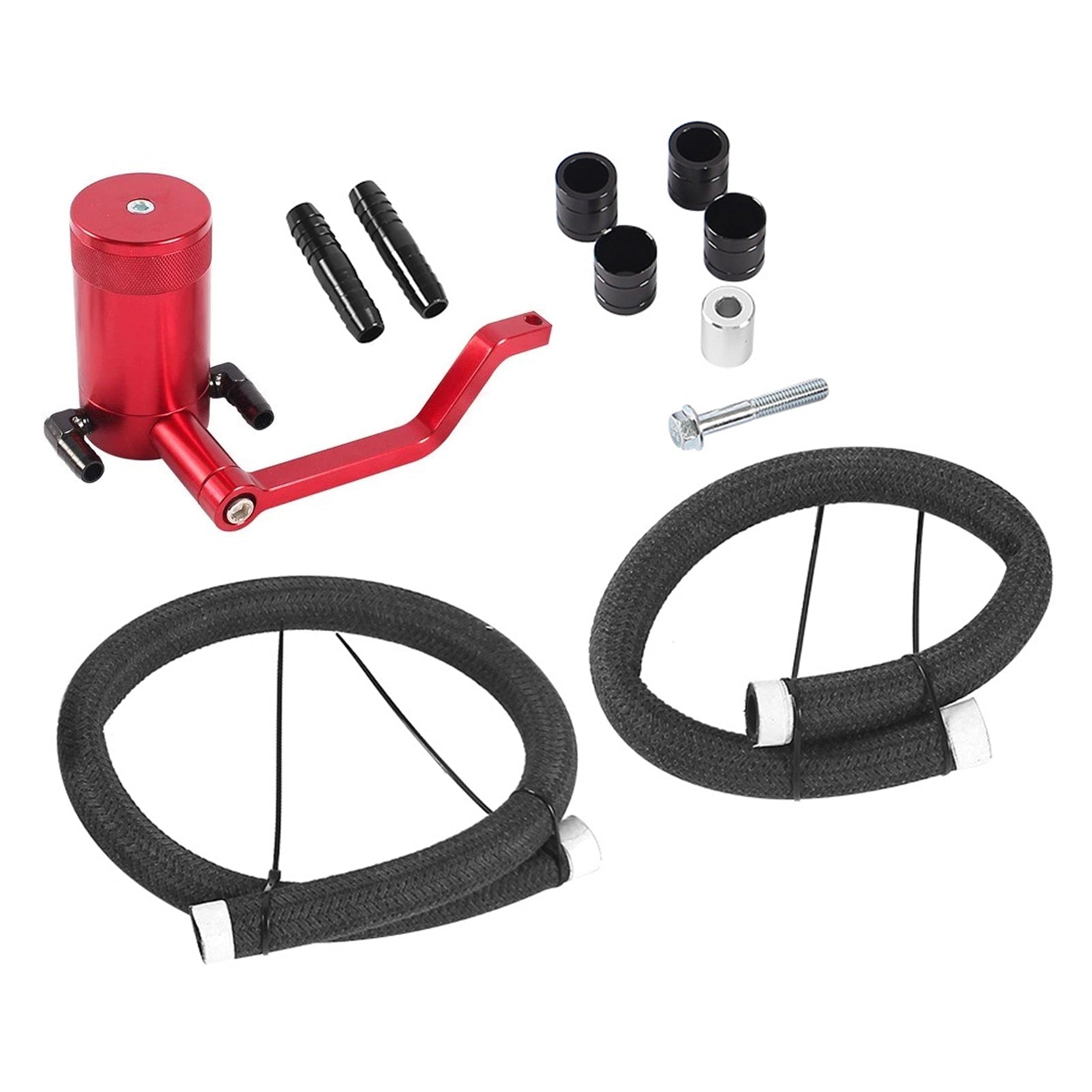 Catch Can Air Oil Separator Red For Dodge Charger Challenger 2011-2021