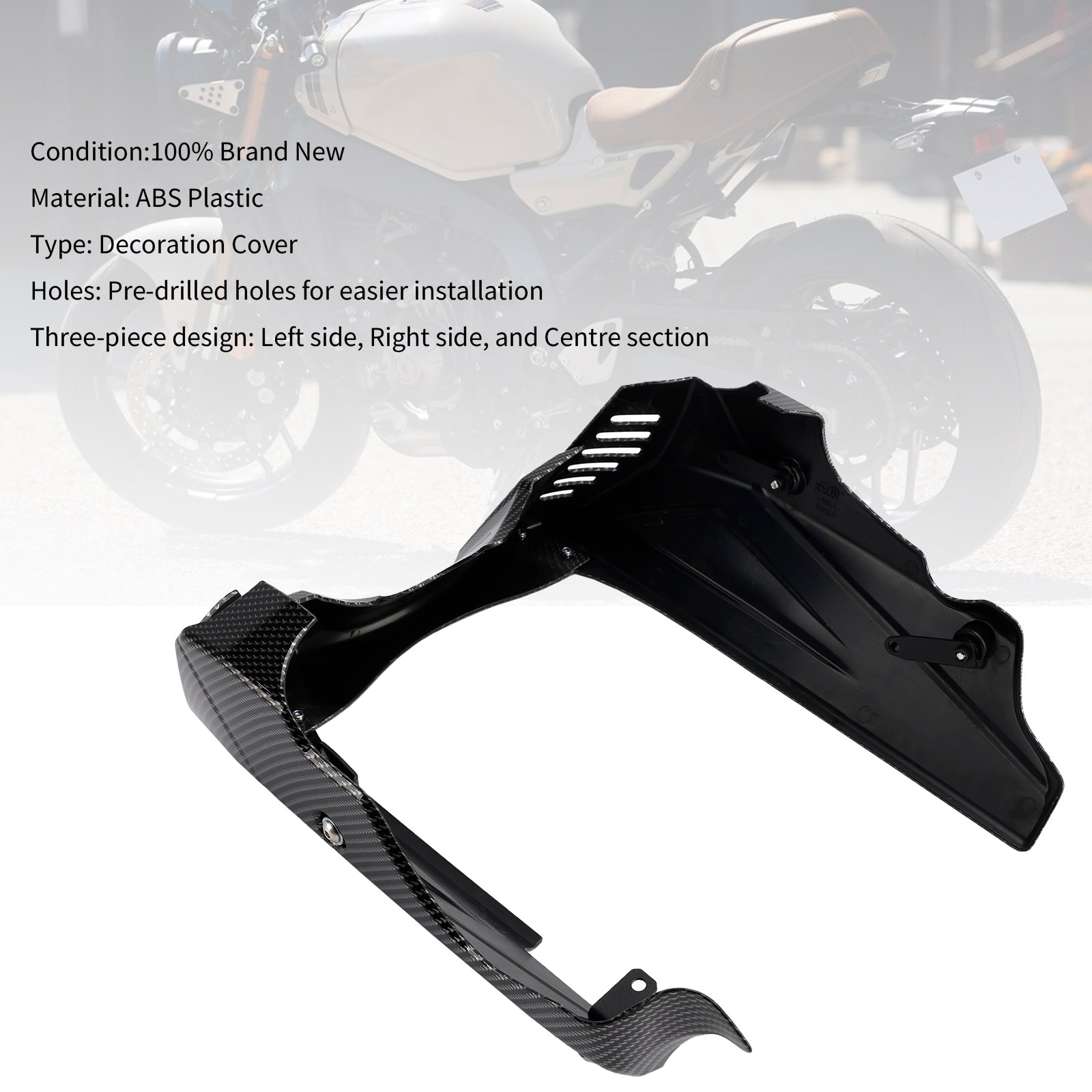 2022-2025 Yamaha XSR900 Belly Pan Lower Engine Spoiler Fairing Cover