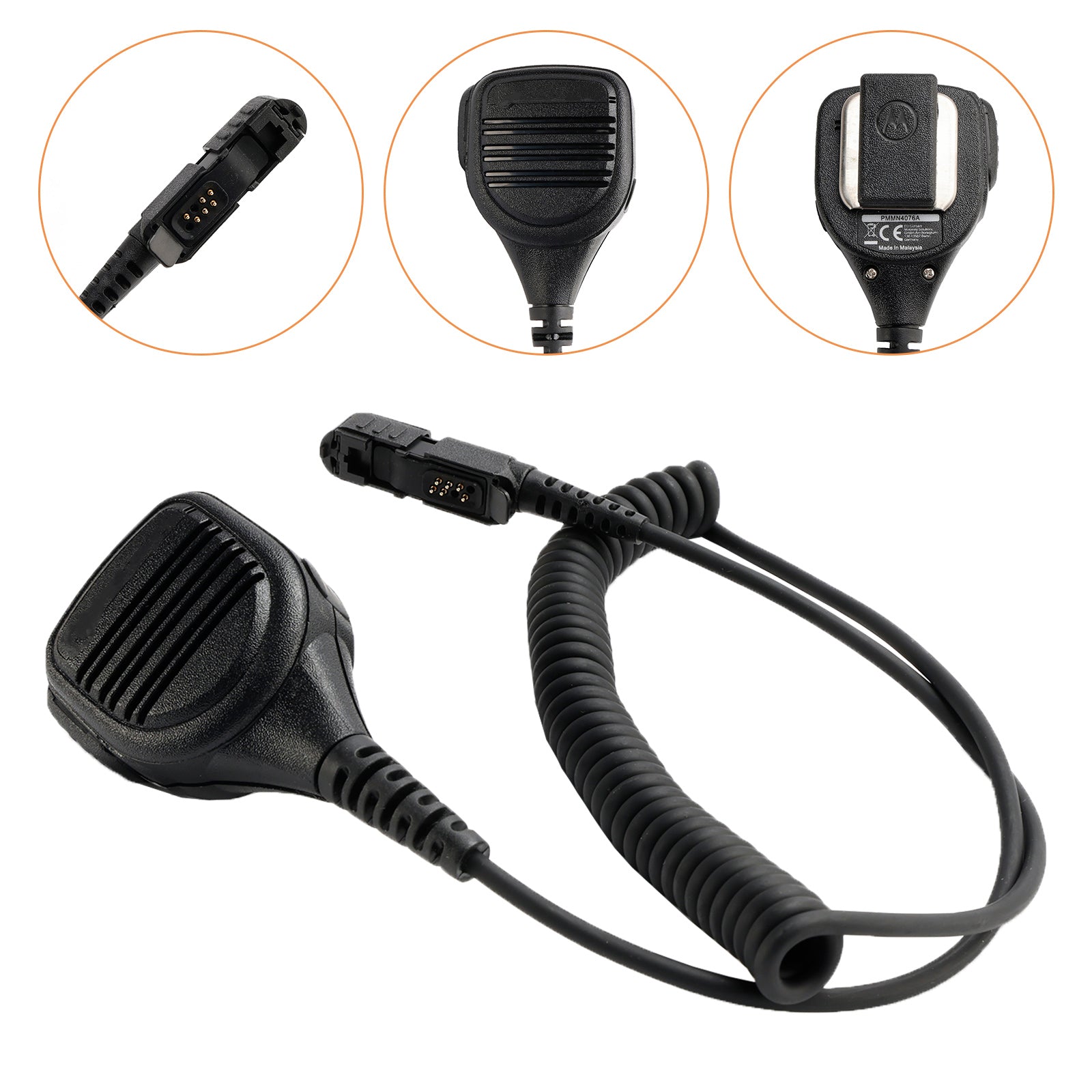 P6600-SM08 Microfoonluidspreker PMMN4076A voor XPR3300 XIRP6600 MTP3150 MTP3250