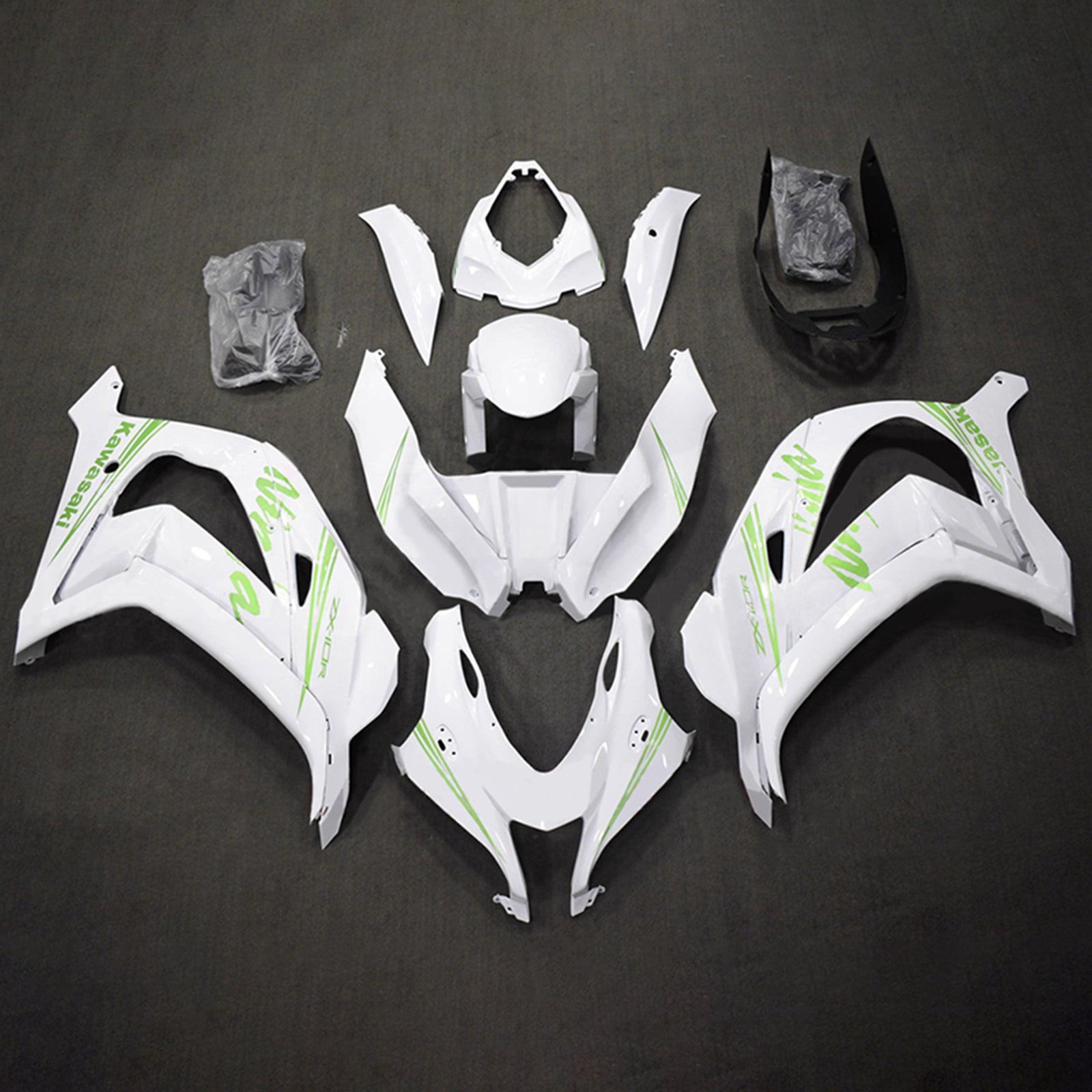 Injection Fairing Kit Bodywork Plastic ABS fit For Kawasaki ZX10R 2016-2020