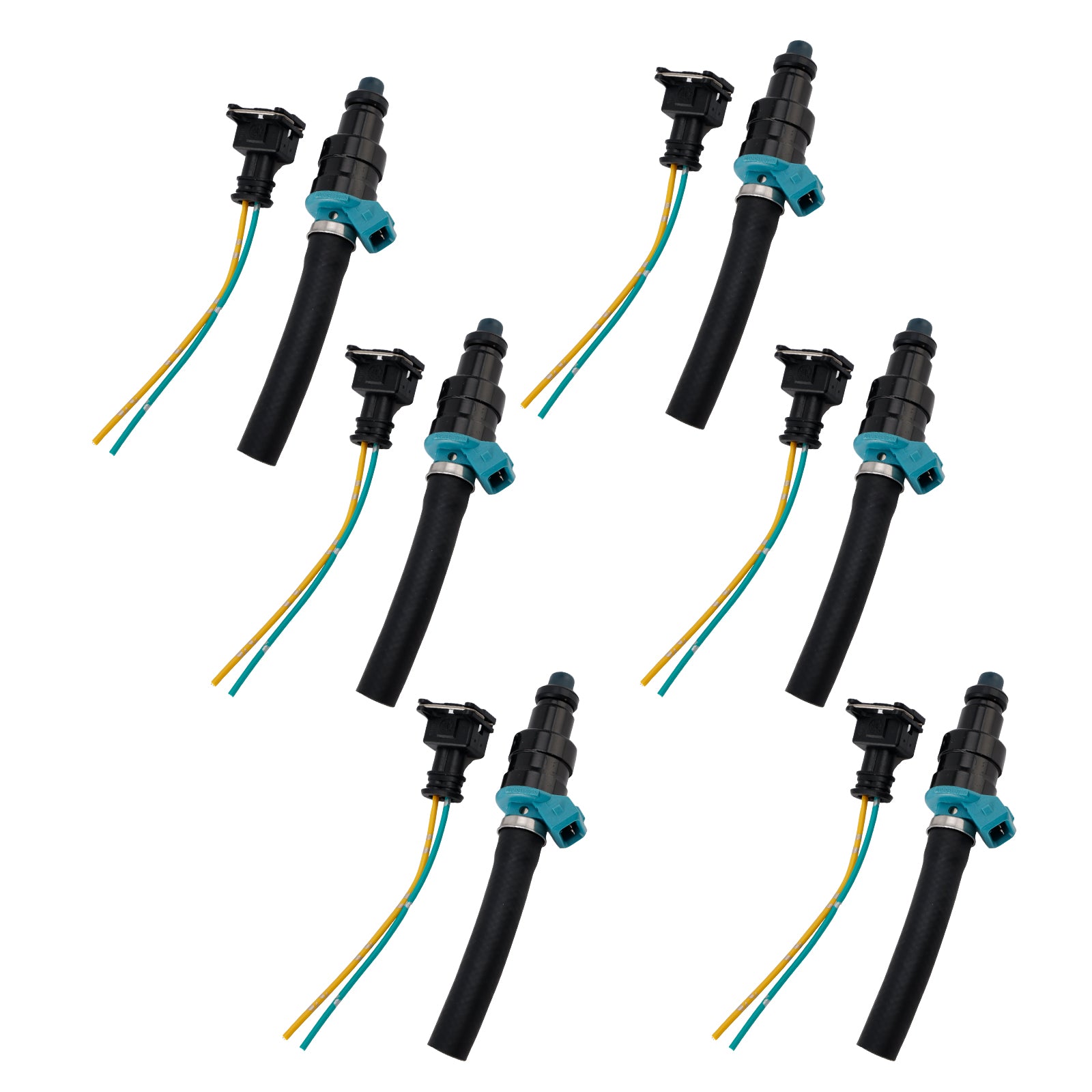 Mercedes-Benz 280SEL 450SE 280SEL 4.5L V8 6PCS Brandstofinjector 0280150036