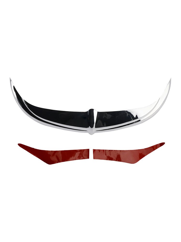 Bat Brow Batwing Fairing Accent Trim For Electra Street Glides Trikes 96-13