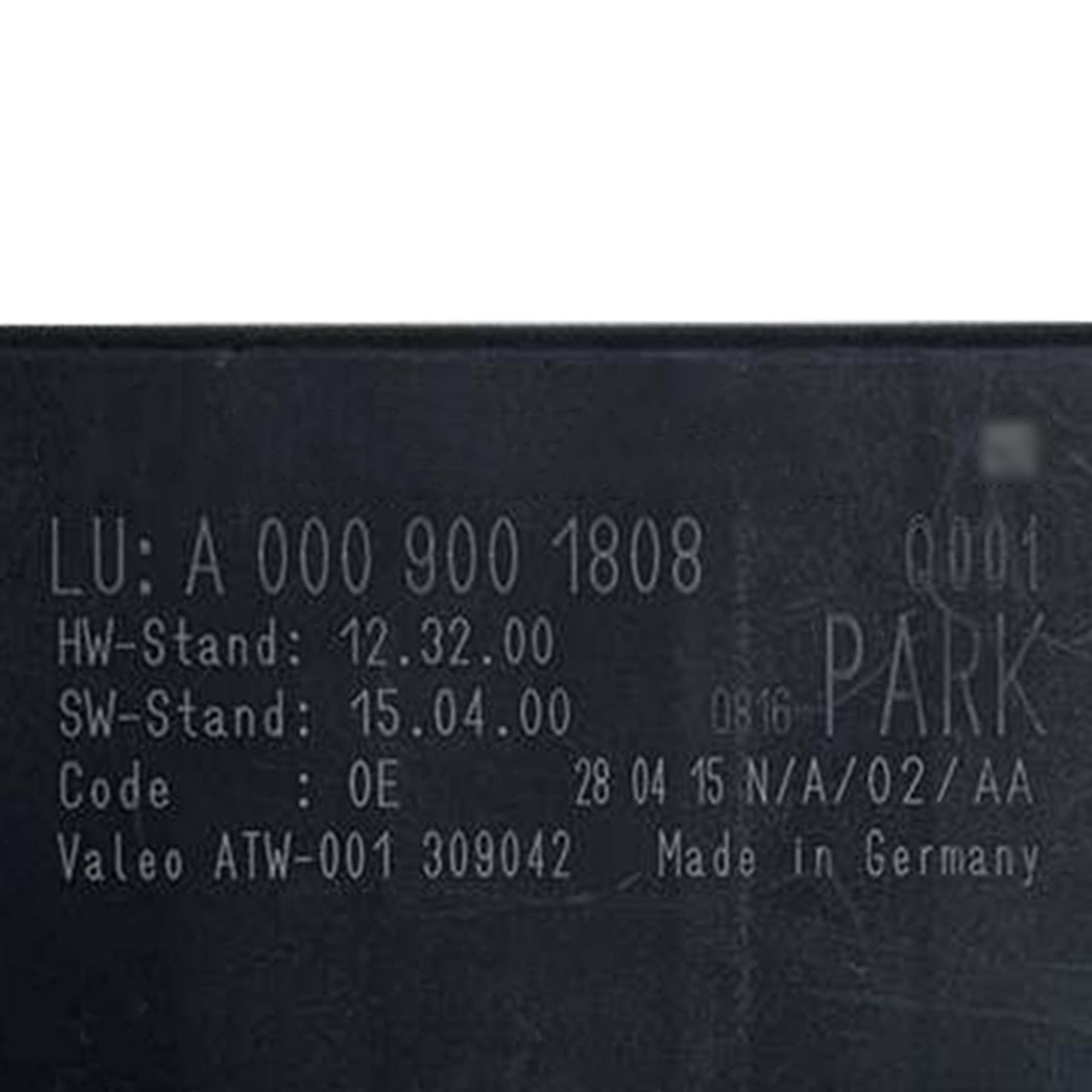 0009001808 Unidad de control Módulo de control de ayuda al aparcamiento para Mercedes-Benz W205 C180