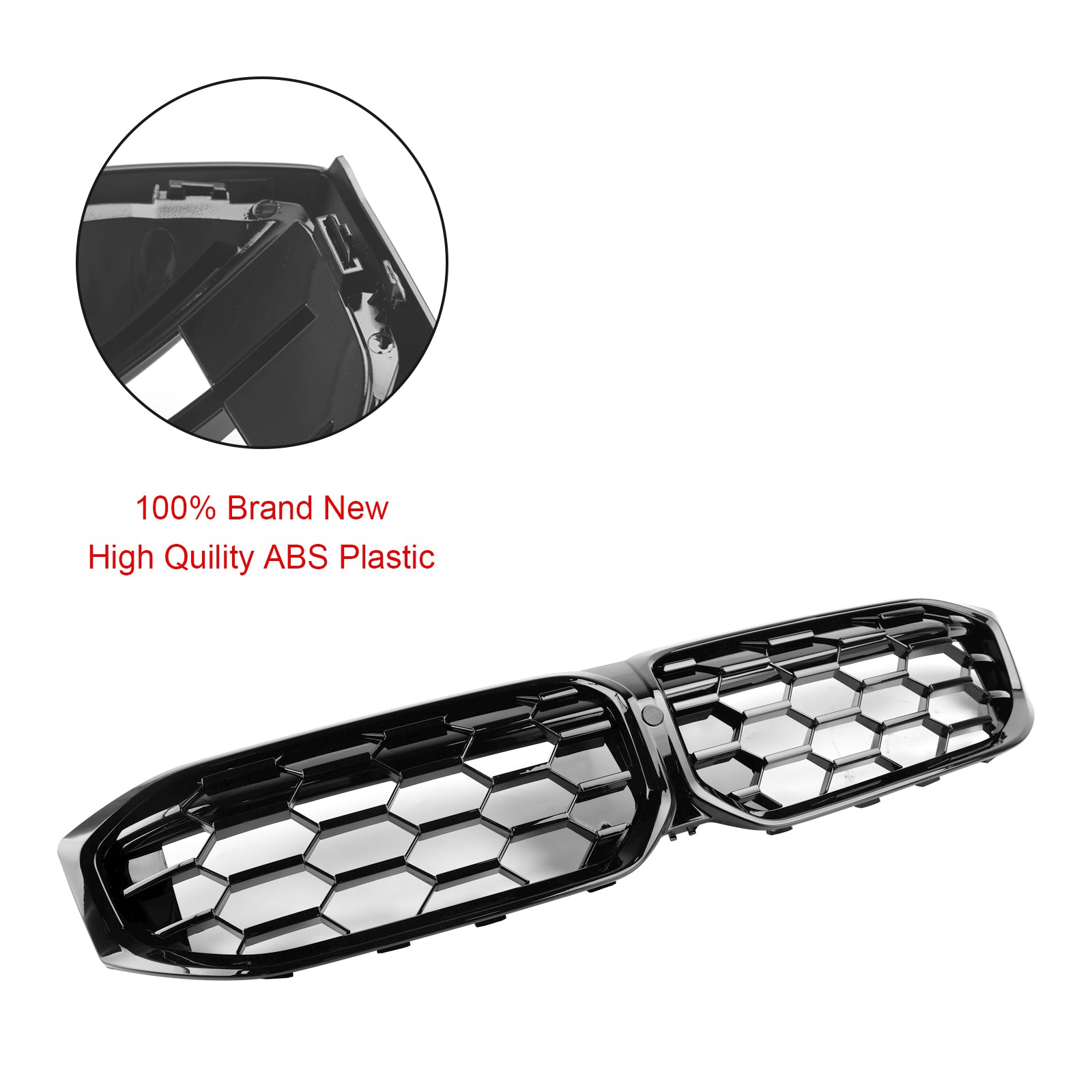 2023-2024 BMW G20 320I 330I M340I GLOS Čierna predná obličková mriežka
