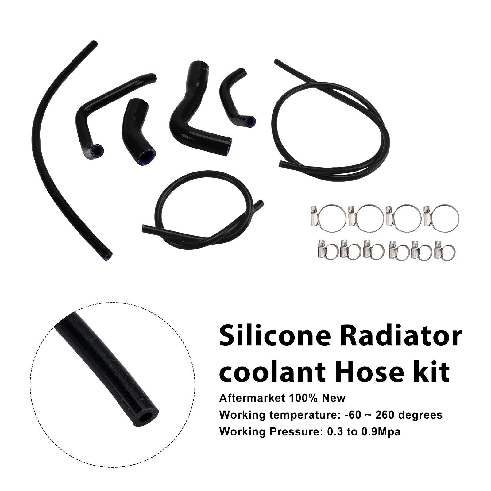 2021-2025 Aprilia RS 660 RS660 Silicone Radiator coolant Hose