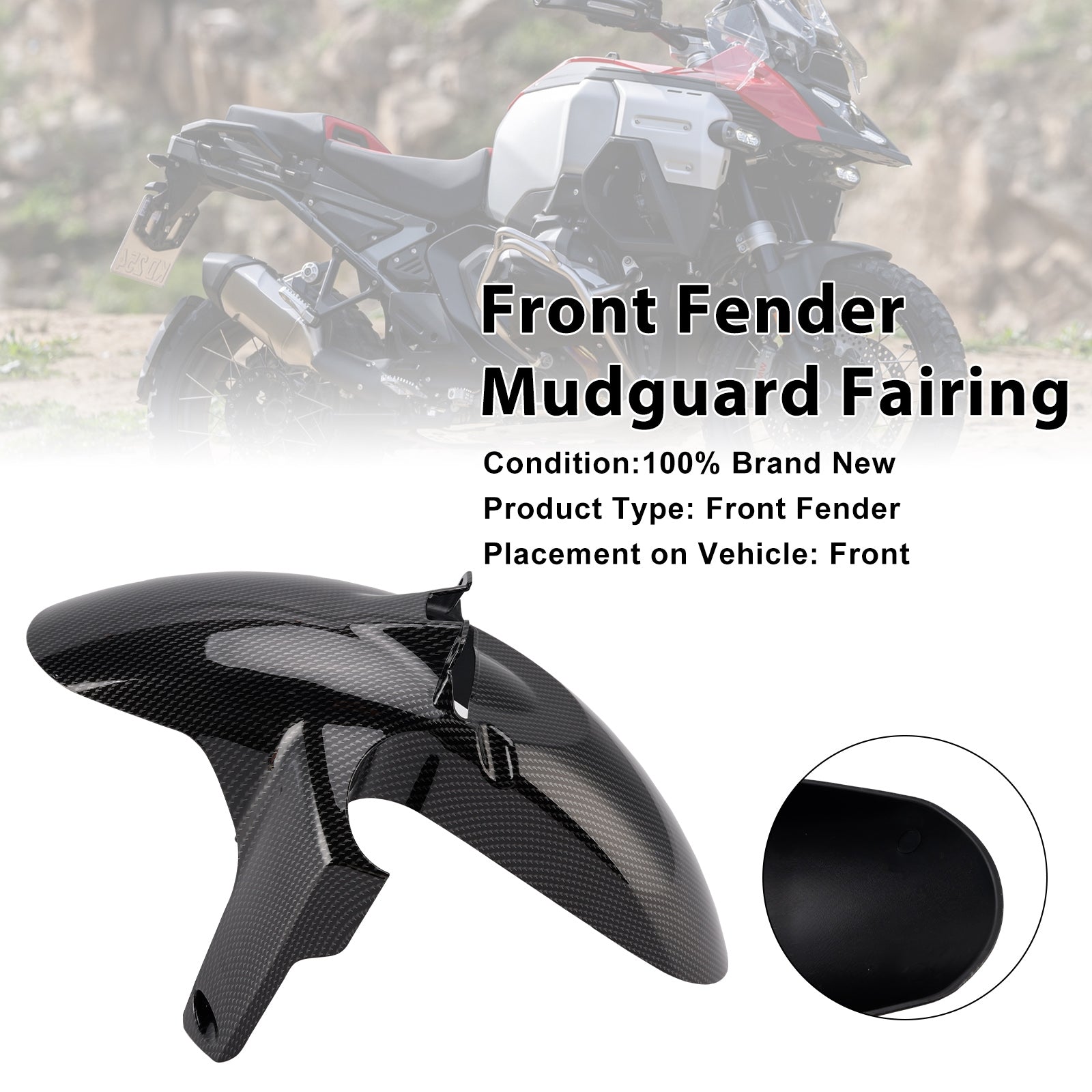 2024-2025 BMW R1300GS spatbordkuip voorspatbord