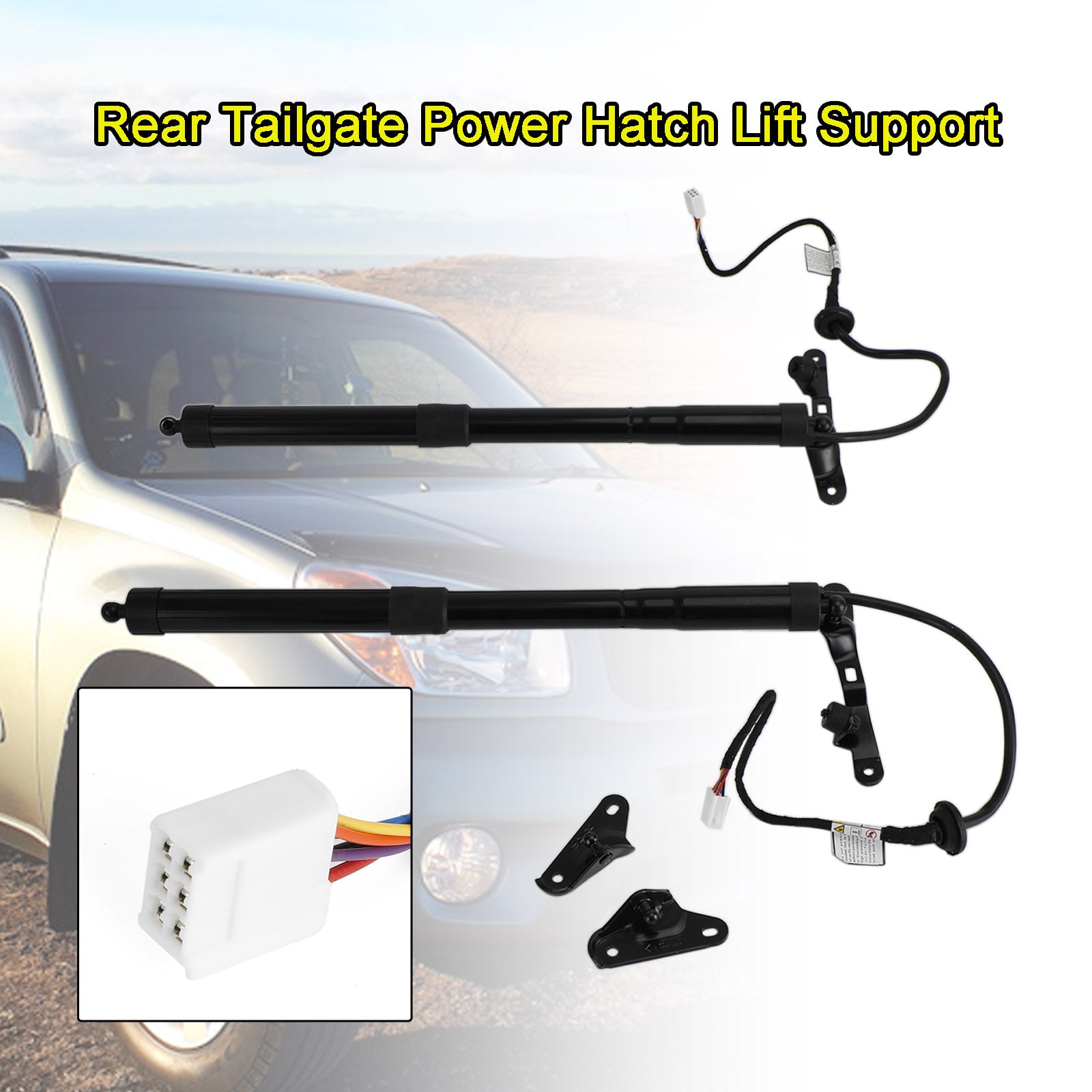 2015-2016 RAV4 2WD XLE (VIN: 2) Pair Power Liftgate Actuator Assembly 68920-09010