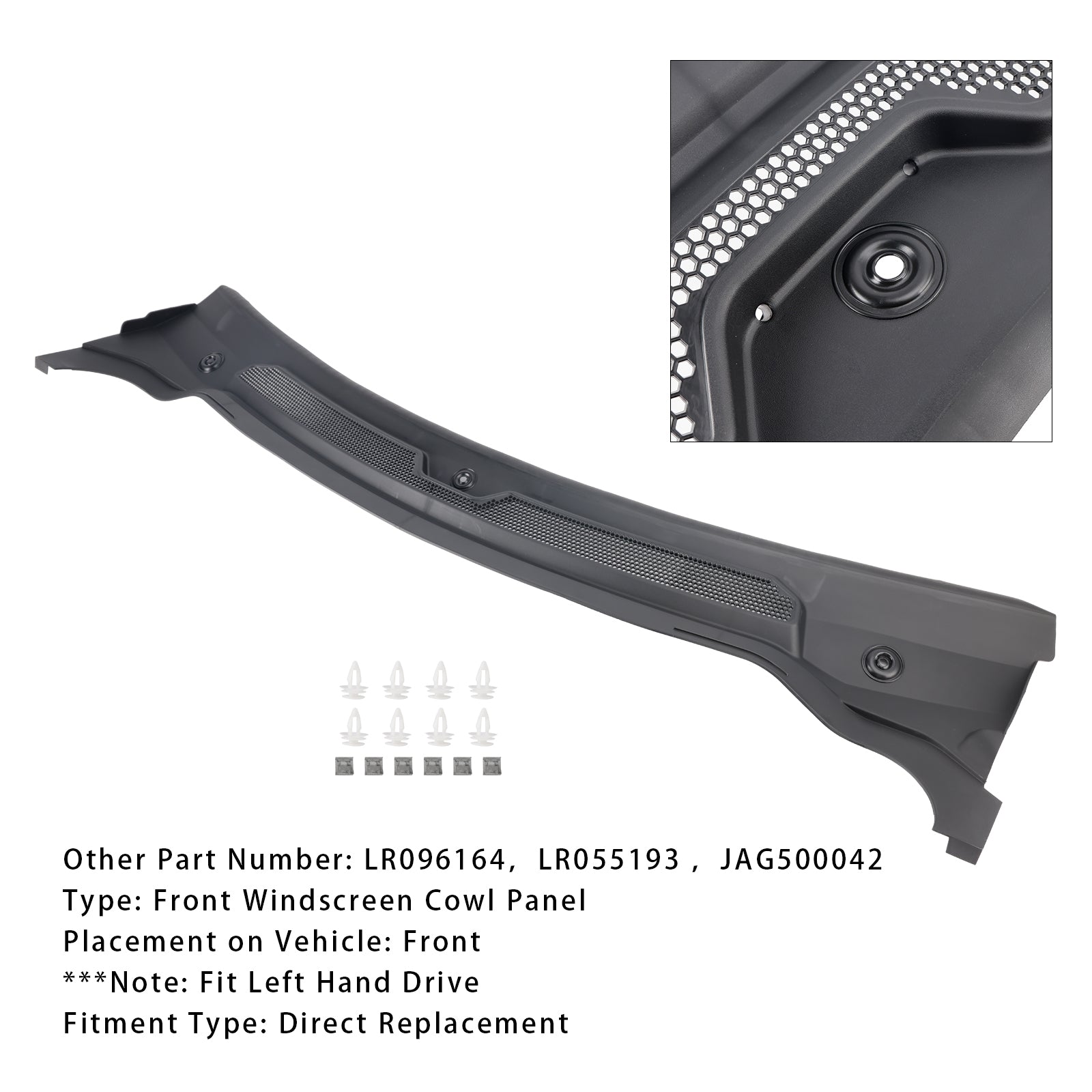 2005-2016 Land Rover Range Rover Sport L320 Voorruit Cowl Panel LR096164