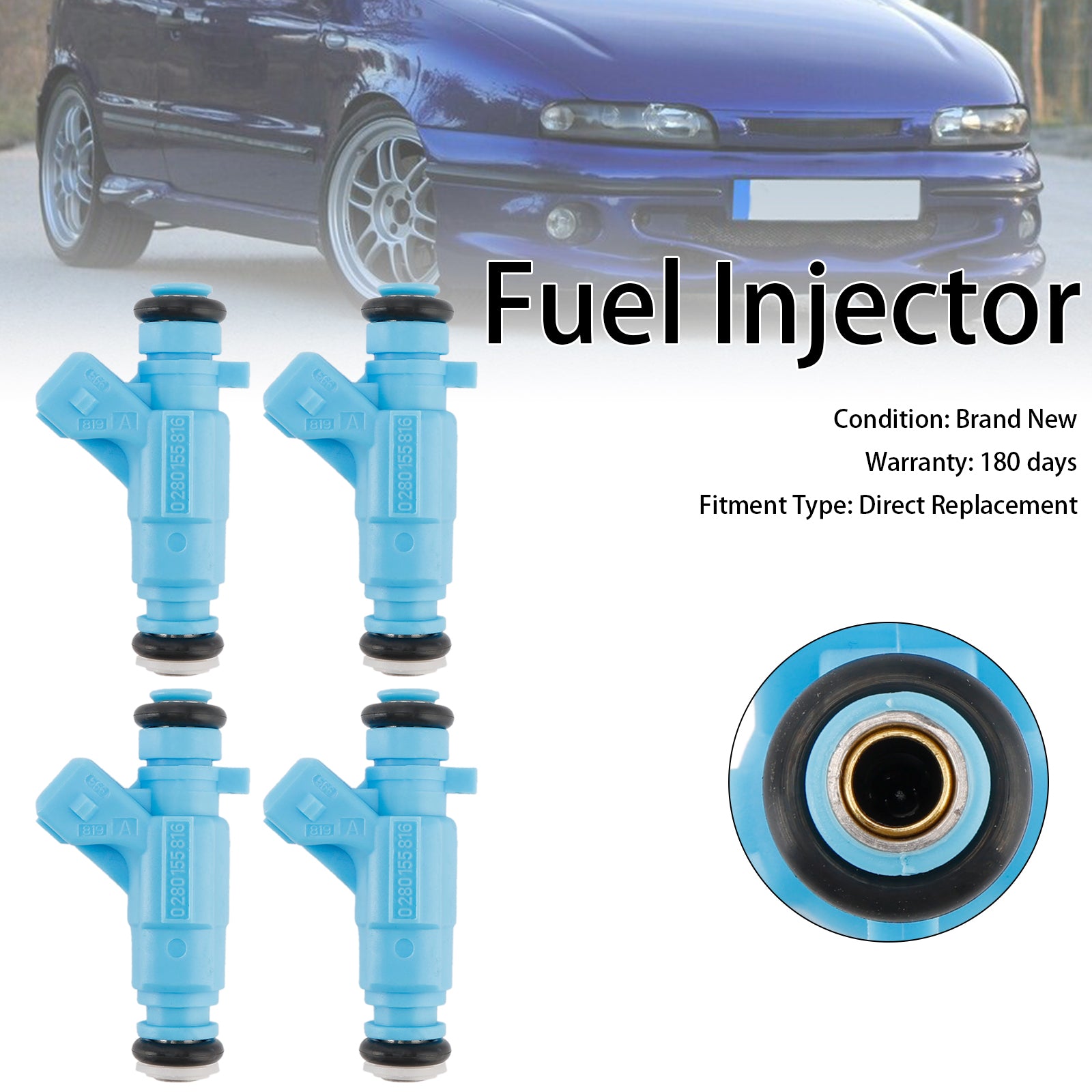 4pcs injecteur de carburant 0280155816 Fit Fiat Brava Bravo I Palio Punto Siena Lancia Y