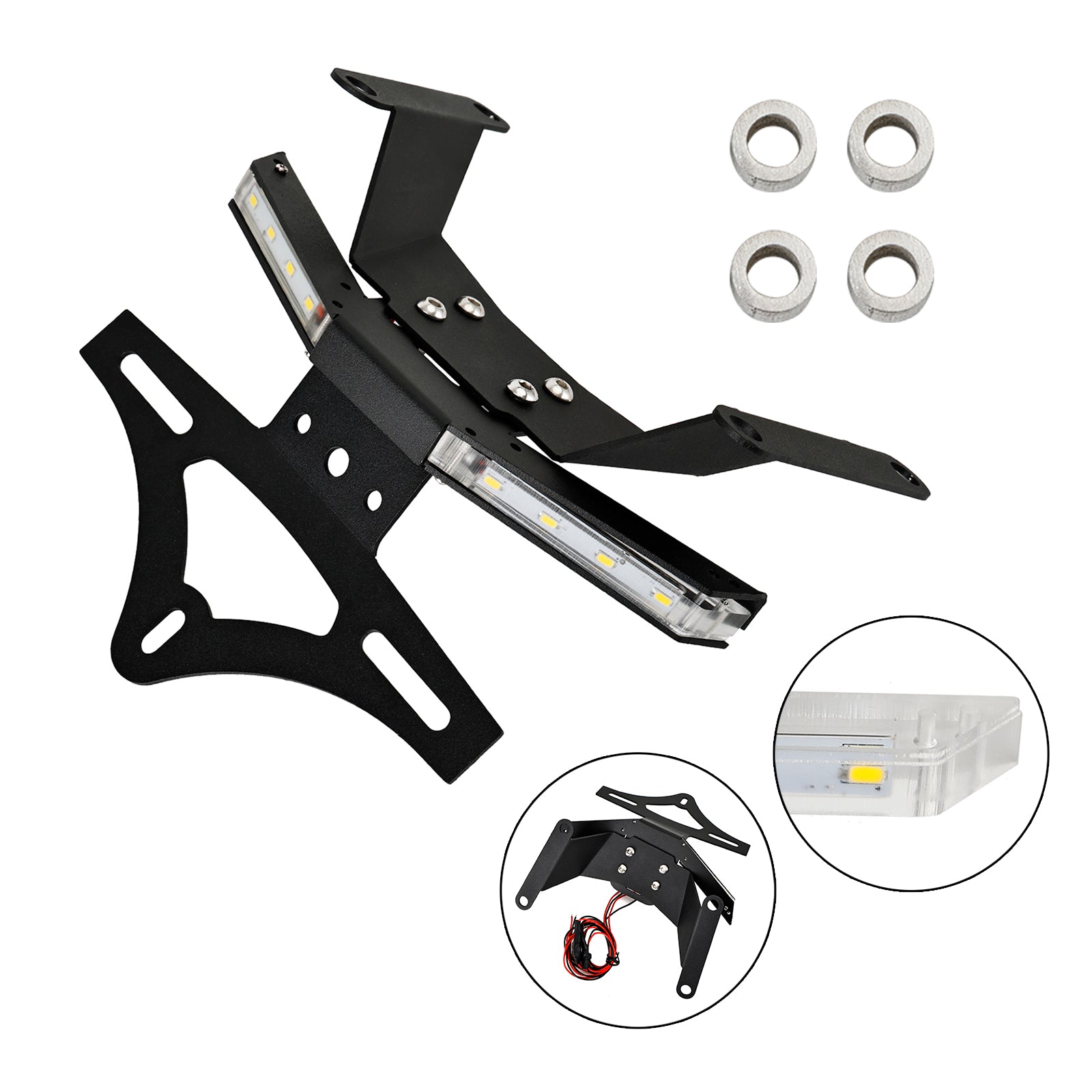 Support de support de plaque d'immatriculation adapté pour HONDA CB650R CBR650R 2019-2020