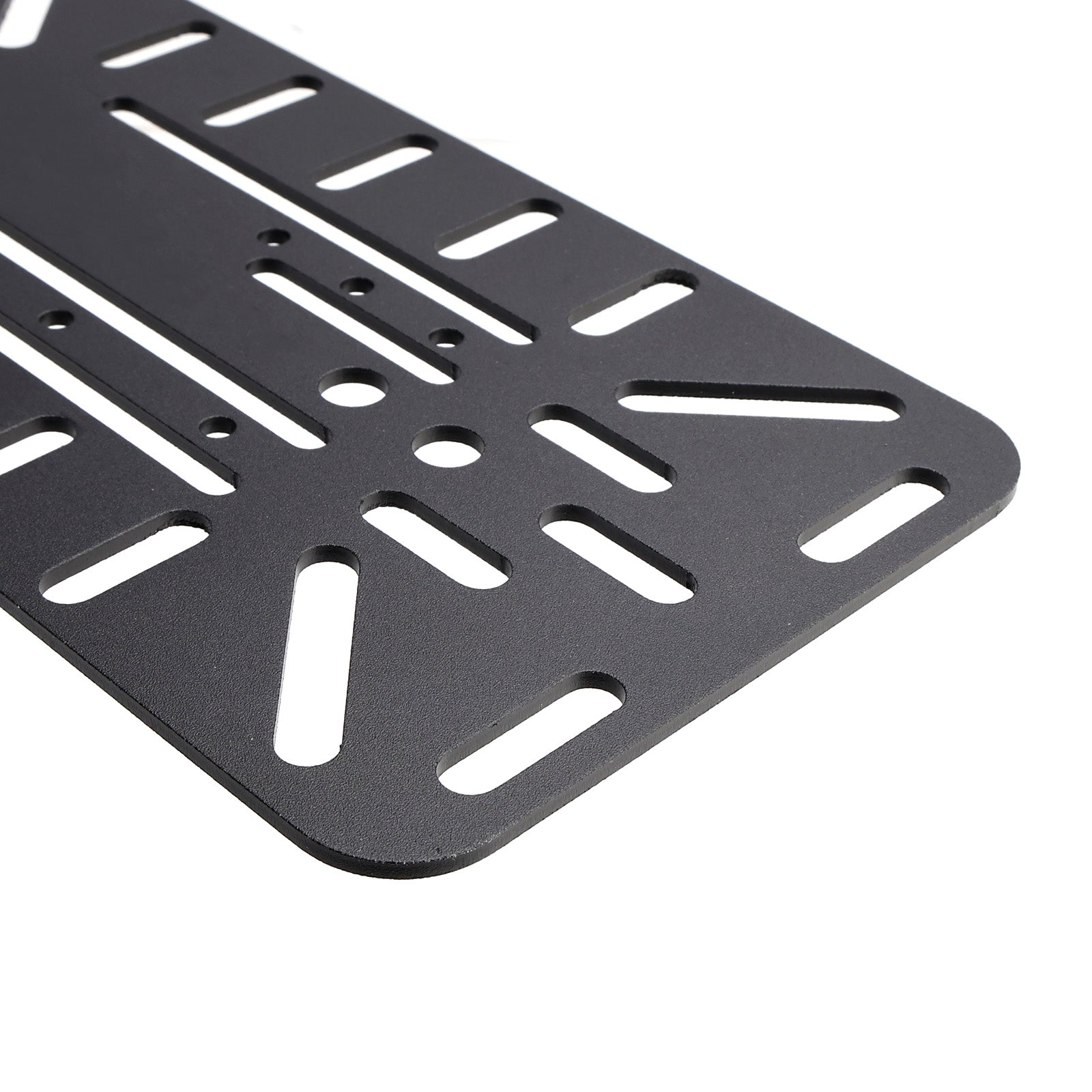 Universell symmetrisk side sadelpose monteringsbrakett kit svart for motorsykkel