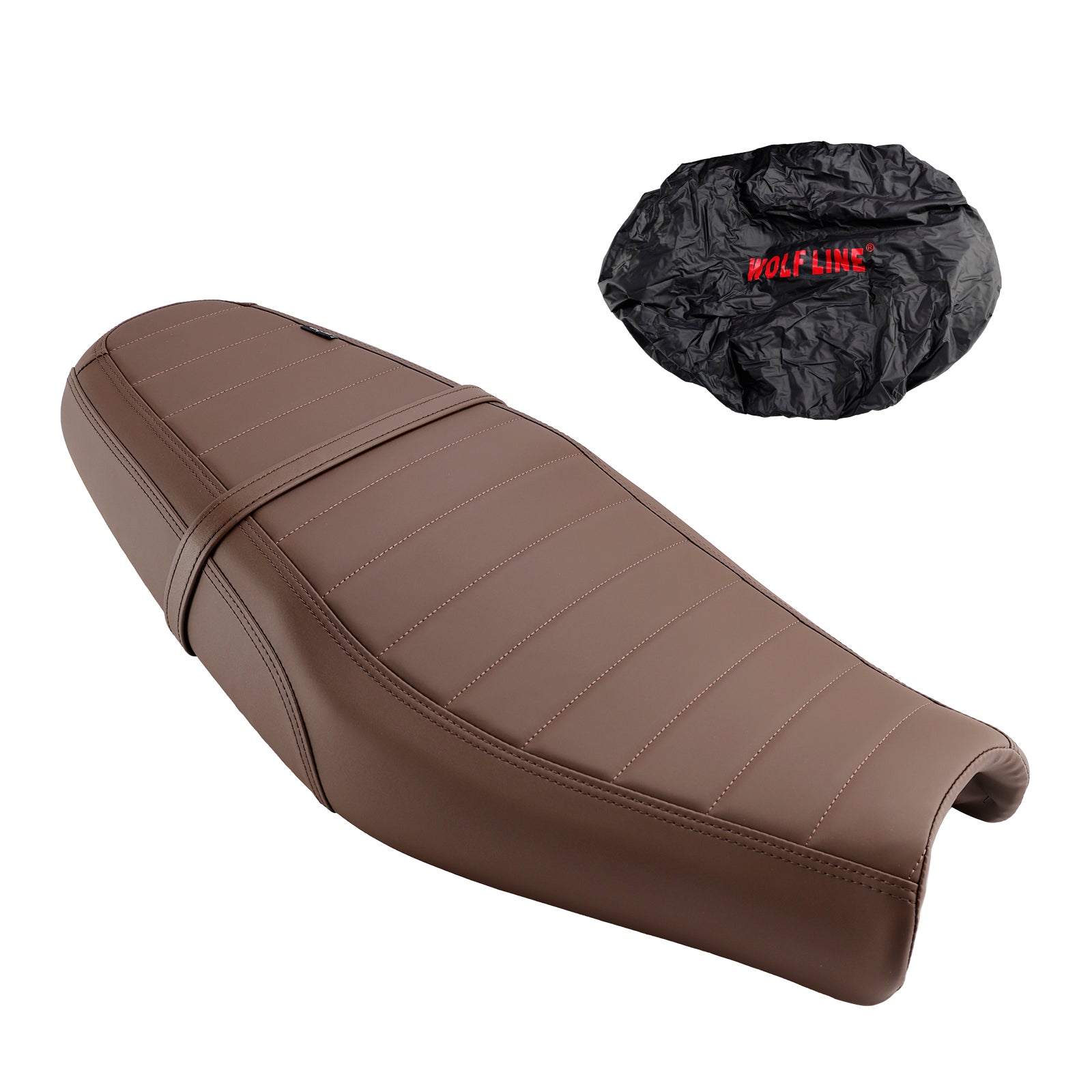 Asiento del pasajero delantero cojín trasero inferior negro para Street Twin Speed Twin BrownS