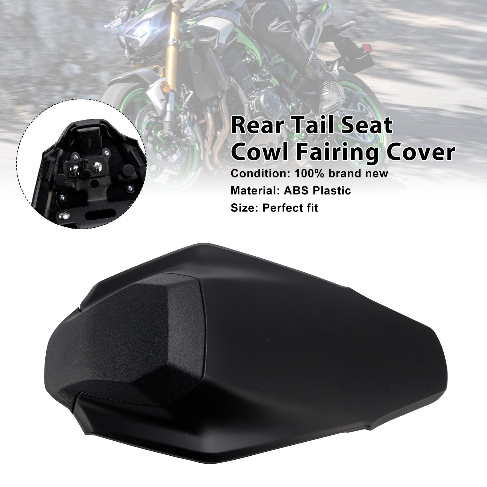 Rear Tail Seat Cowl Fairing Cover For Kawasaki Z900 Z900SE 2025-2026