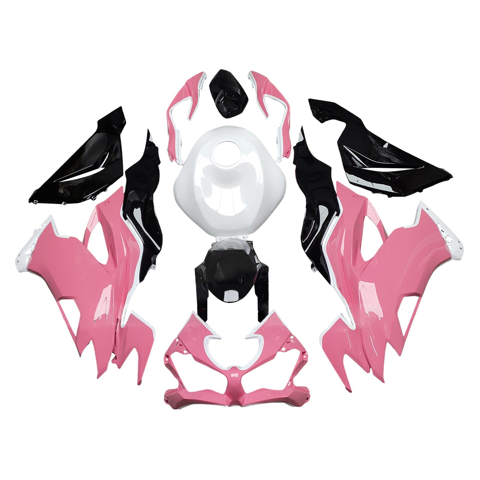 Kit de carenagem injeção ABS PLÁSTICO DE PLÁSTICOS ABS PARA KAWASAKI ZX6R 2019-2023