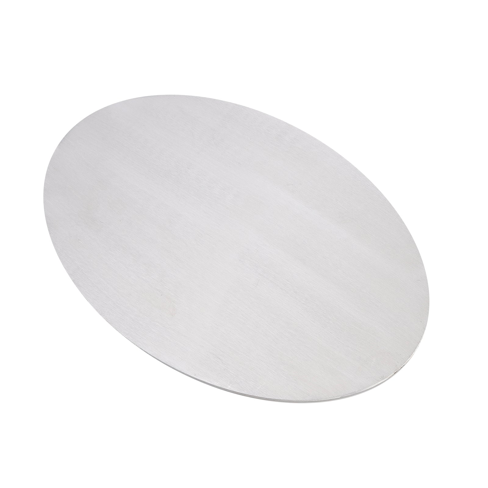 Plaque d'images en alliage en aluminium vierge ovale diy ajustement universel pour moto