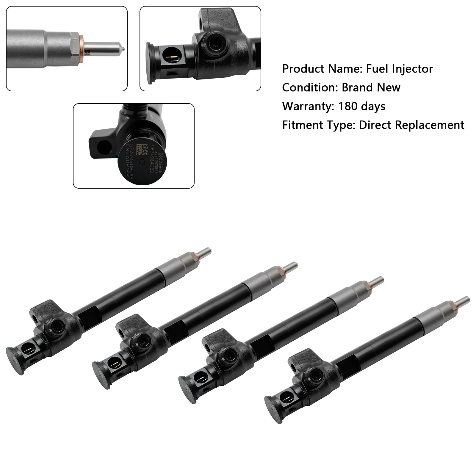 Delphi Diesel R7 4PCS Fuel Injector 28388960 9674984080 28602948