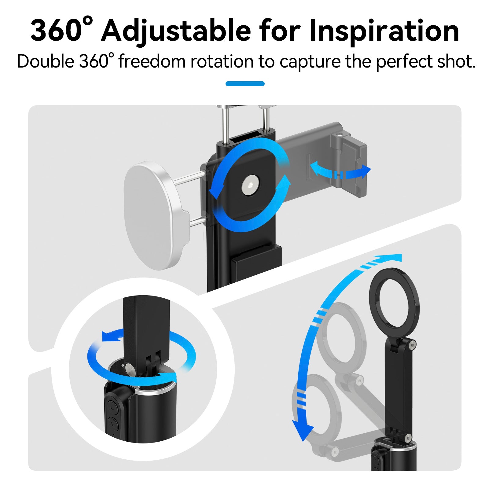 Travel Photography Mobile Phone Holder Remote Control Short Video Lazy Holder