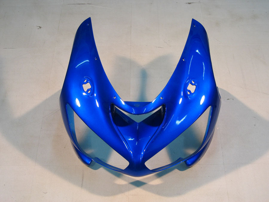 2005-2006 Kawasaki ZX6R 636 Amotopart stroomlijnkappen blauw zwart Ninja Racing douanekuip