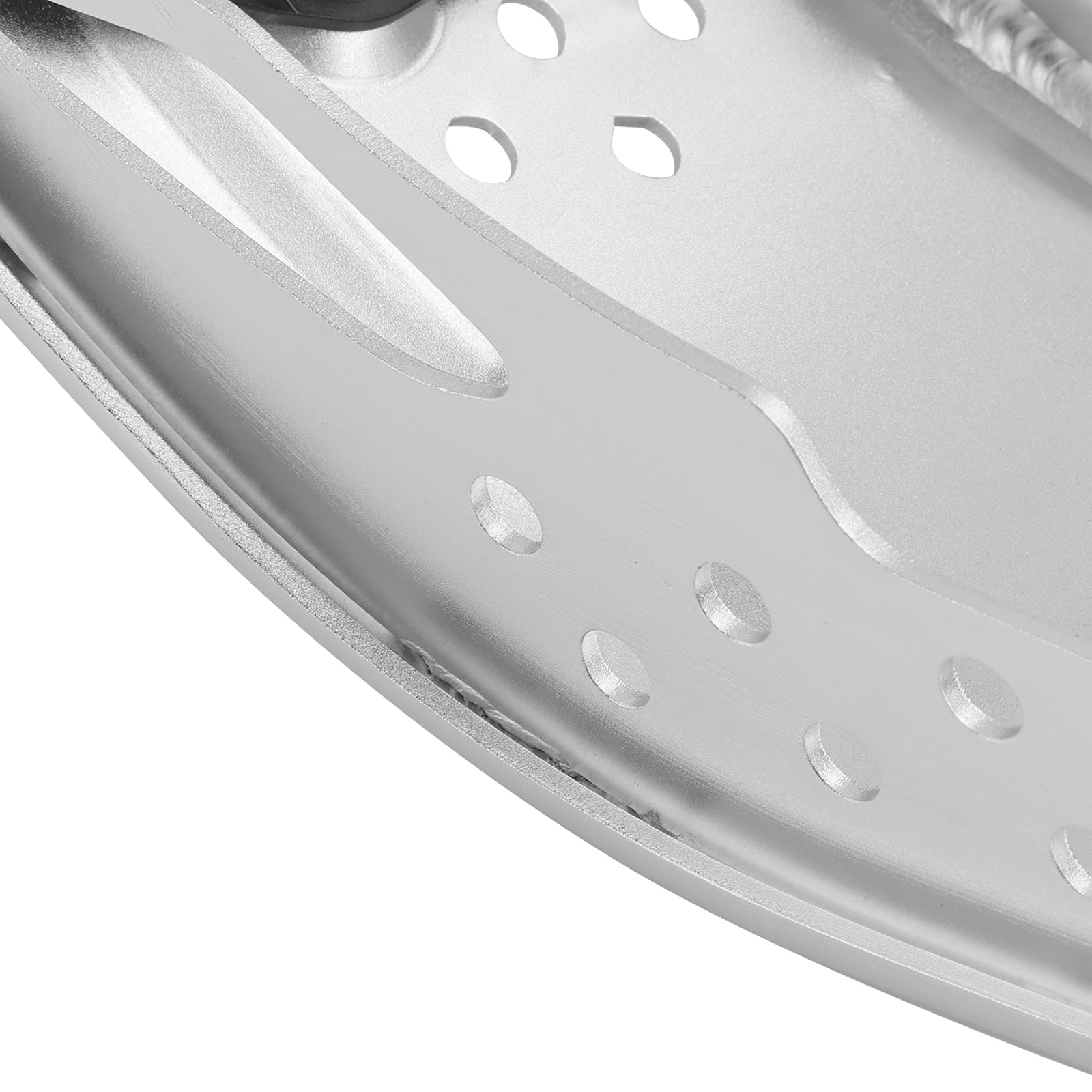 2025-2026 for Thruxton 400 Aluminum Sump Guard Bash Plate Silver