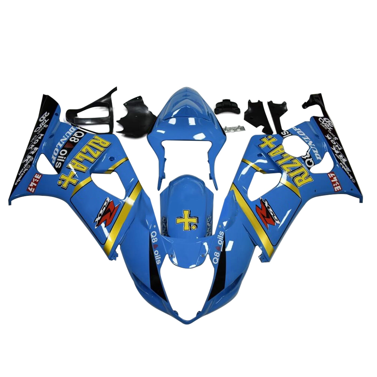 2003-2004 Suzuki GSXR1000 K3 Injectiekuipset Carrosserie Kunststof ABS