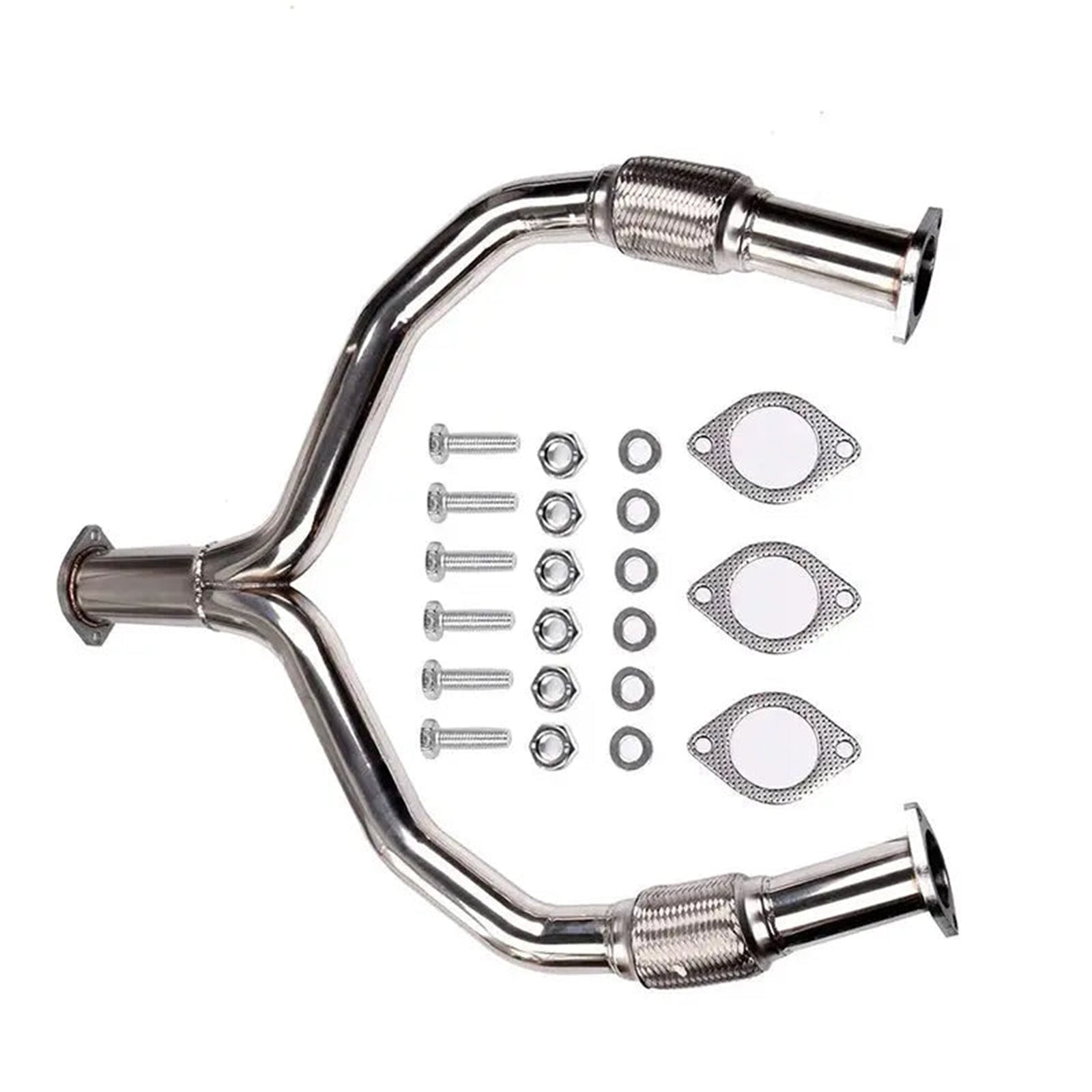 Y Tpipe de tuyau d'échappement pour le tuyau pour 2008-2016 Nissan 370Z Z34/Infiniti G37 V36 VQ37VHR 3,7L