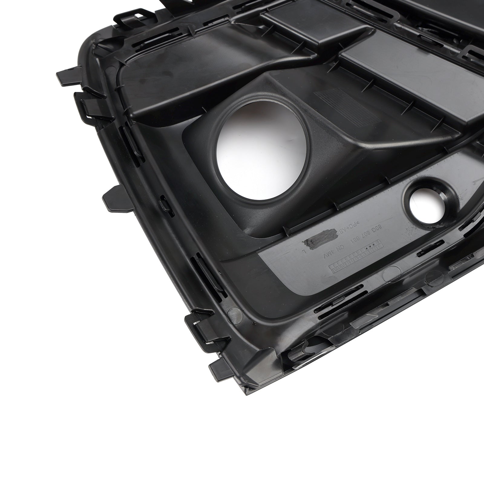 2021-2025 Audi Q5 SQ5 S-Line svart främre dimlampa grillkåpa