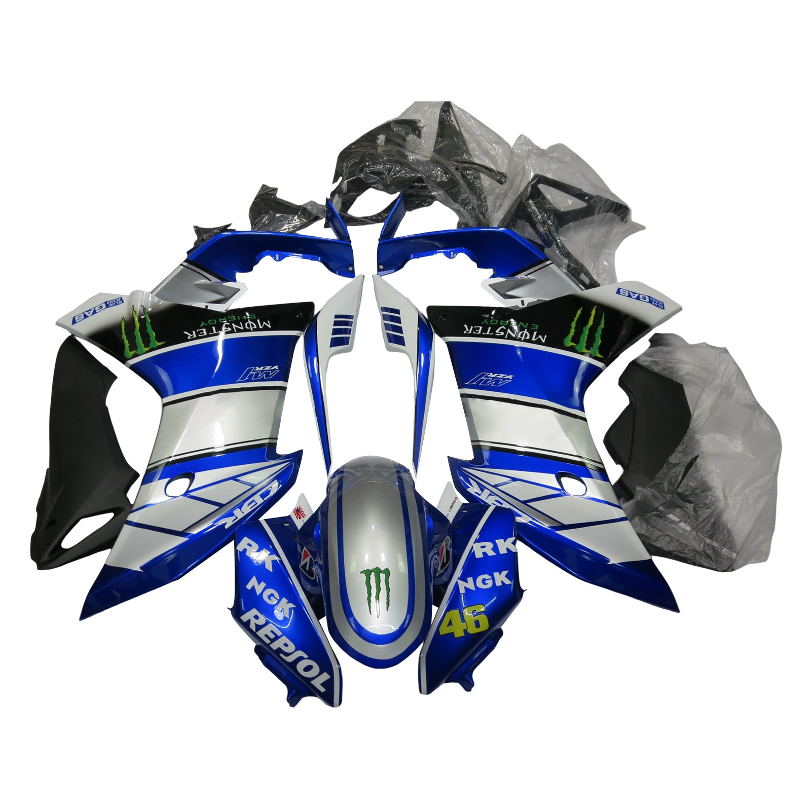 Kit de carenado de inyección carrocería plástico ABS para Honda CBR600F 2011-2013