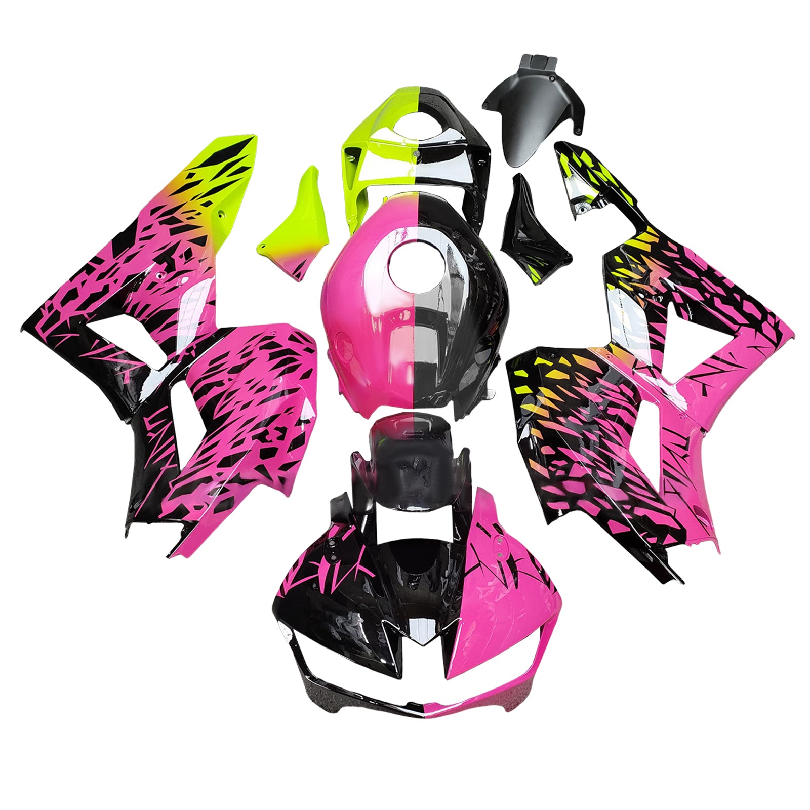 Injektionssats Kit Bodywork Plastic ABS för Honda CBR600RR 2013-2023 F5