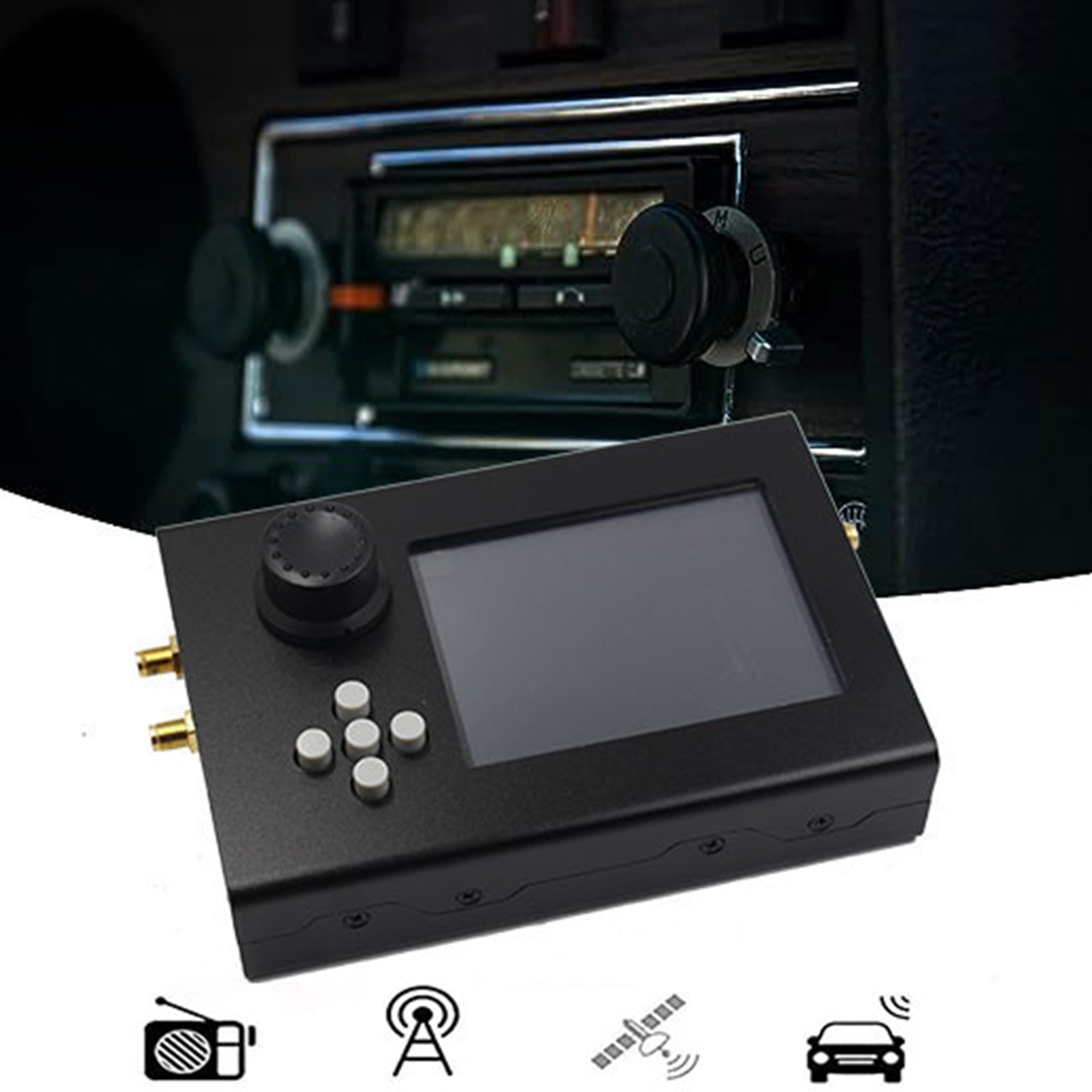 Oppgradert Hackrf One V1.7.3 Portapack H2 1MHz-6GHZ SDR-programvare definert trådløs