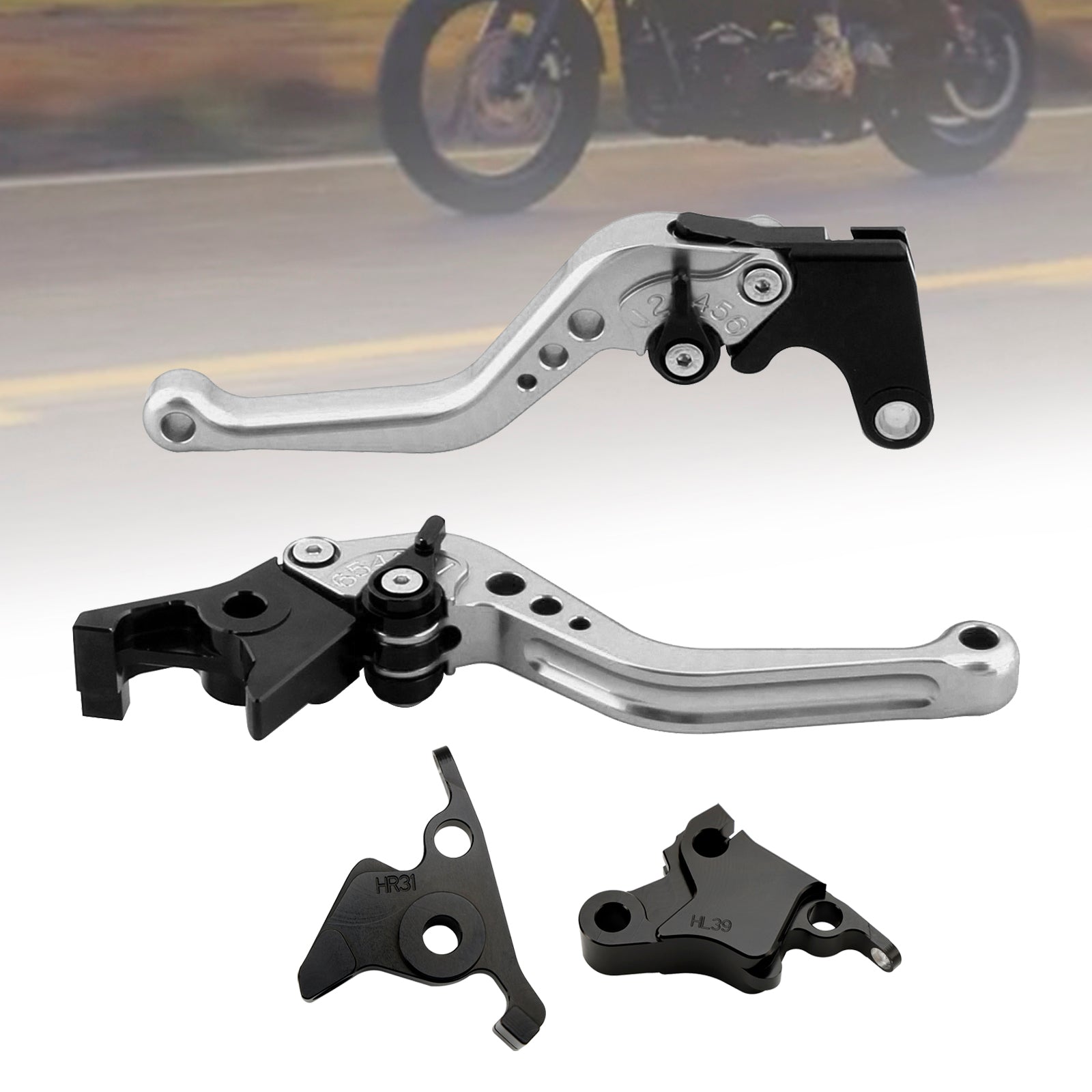 Nouveau levier de frein d'embrayage court adapté pour CFMOTO 450SS 450SR 21-23 450NK 23-24