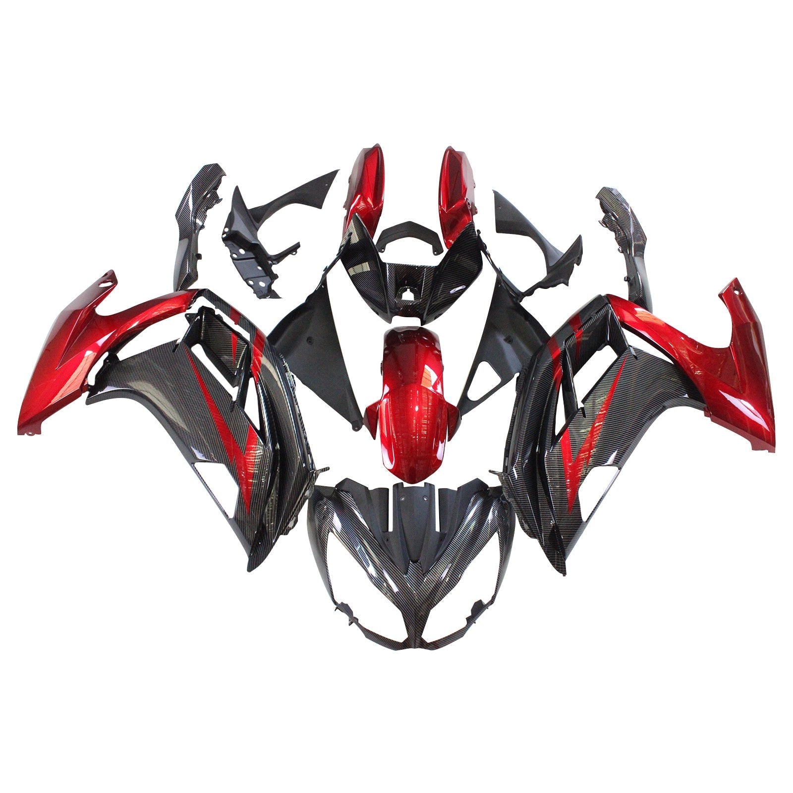 2012-2016 KAWASAKI ER6F Ninja650 Kit de carénage Kit de carrosserie en plastique Abs