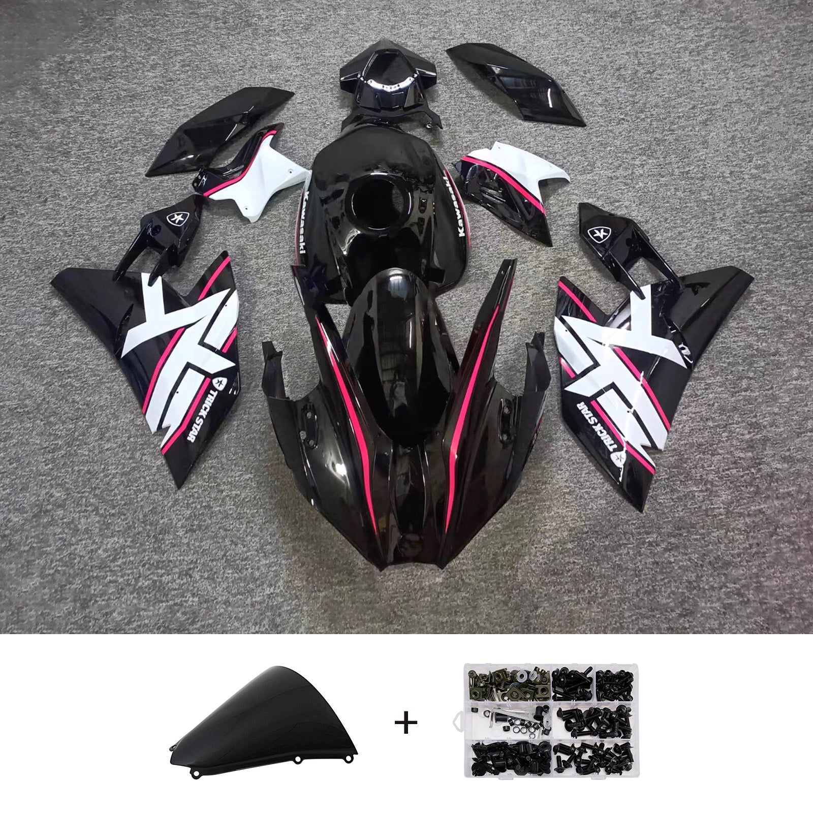 Kit carenatura iniezione Carrozzeria ABS adatto per Kawasaki Ninja H2 2015-2022