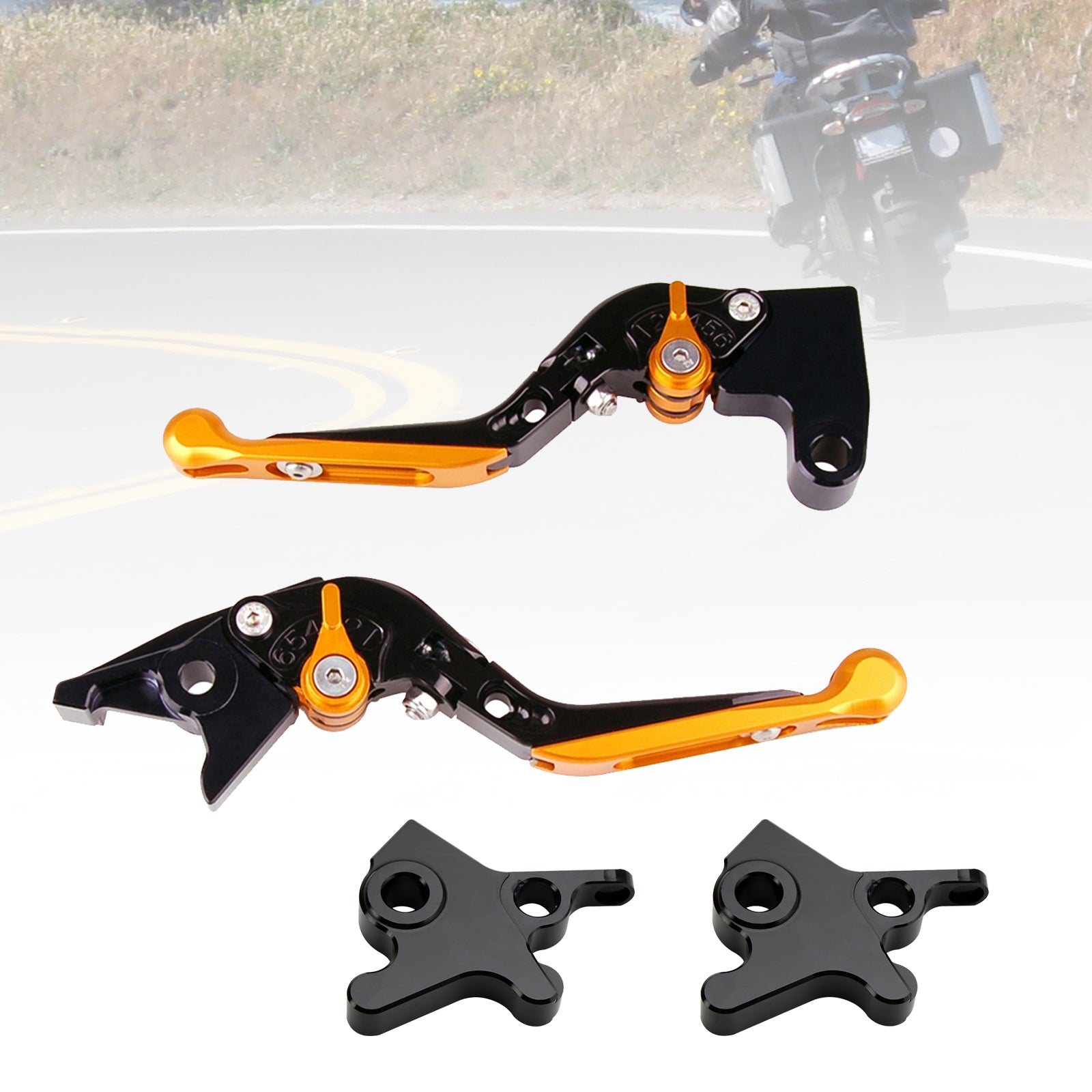 Palanca de freno de embrague ajustable para Piaggio MP3 300 16-18 MP3 350 18-19