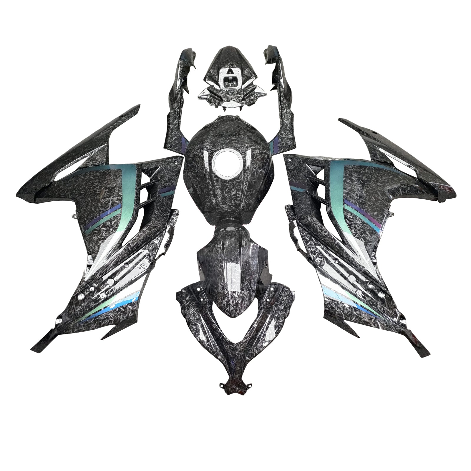 Injectie Kuip Kit Carrosserie Kunststof ABS geschikt voor Kawasaki EX300 Ninja 300 2013-2024