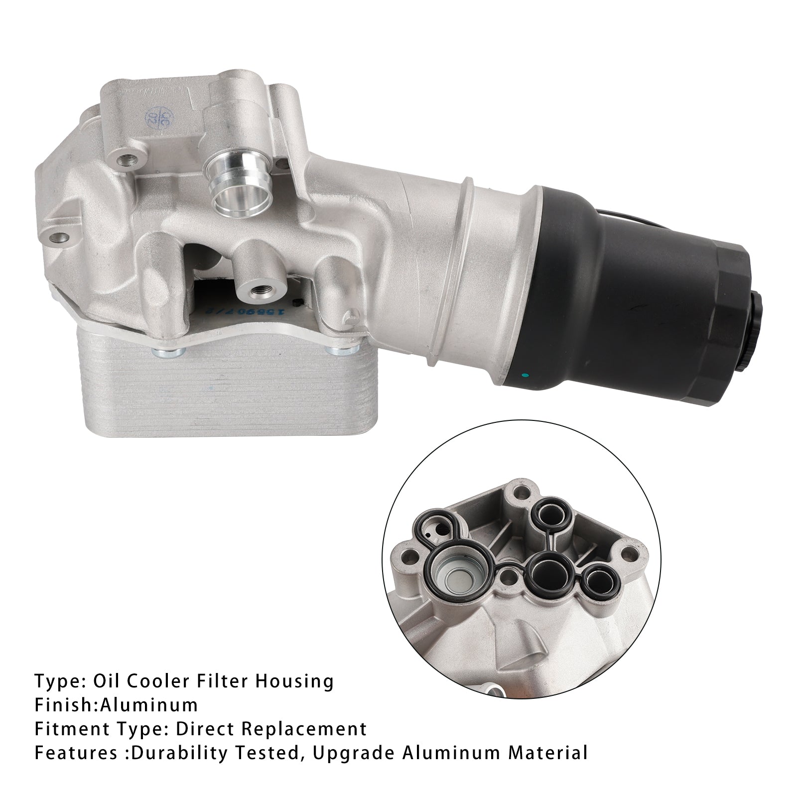 2006-2010 2012-2014 Volkswagen Beetle 5L 5 Cylinder Upgrade Oil Cooler Filter Housing 07K115397D 07K115397A