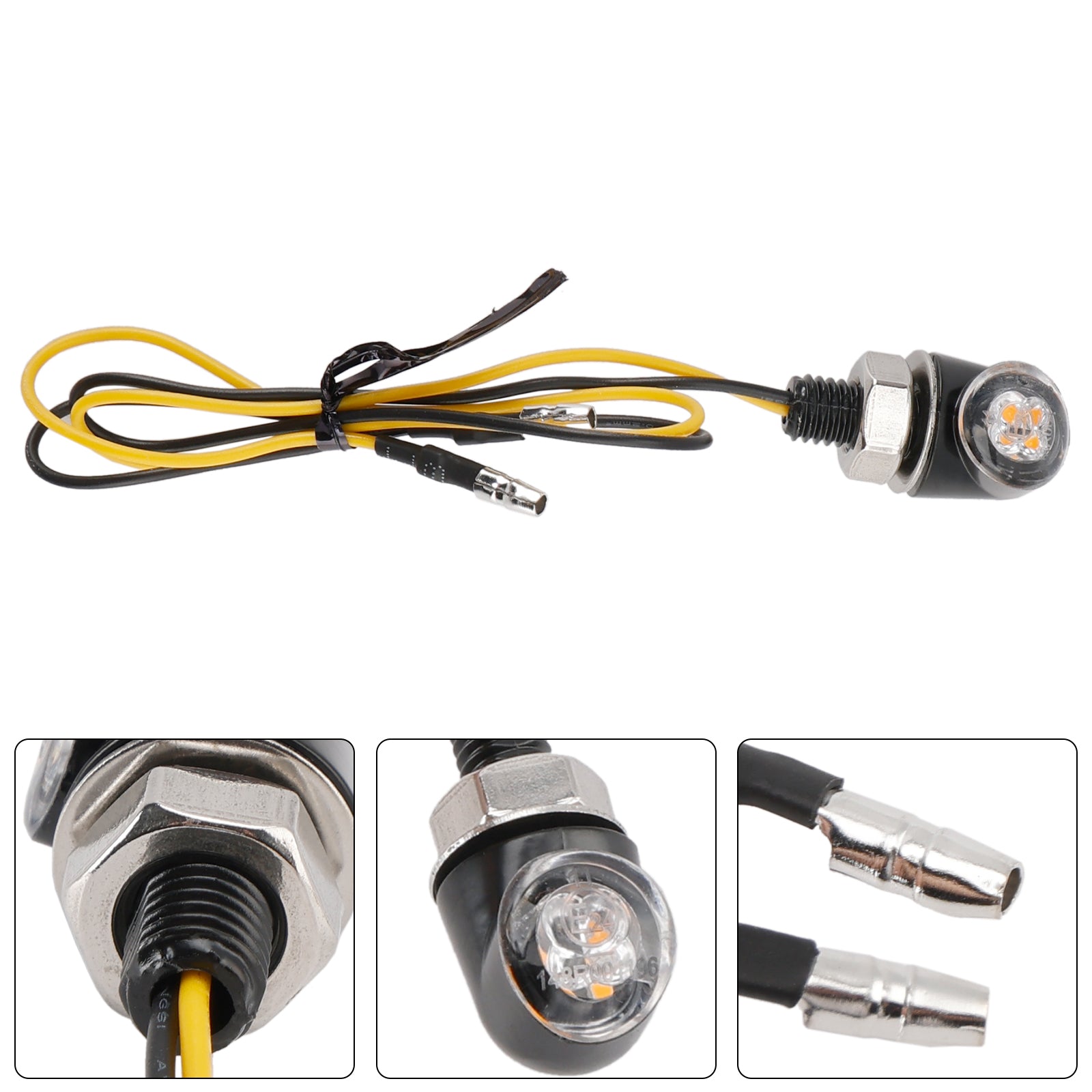 12v LED Turn Signal Indicator Light 8 mm Universal Motorcycle pour Honda
