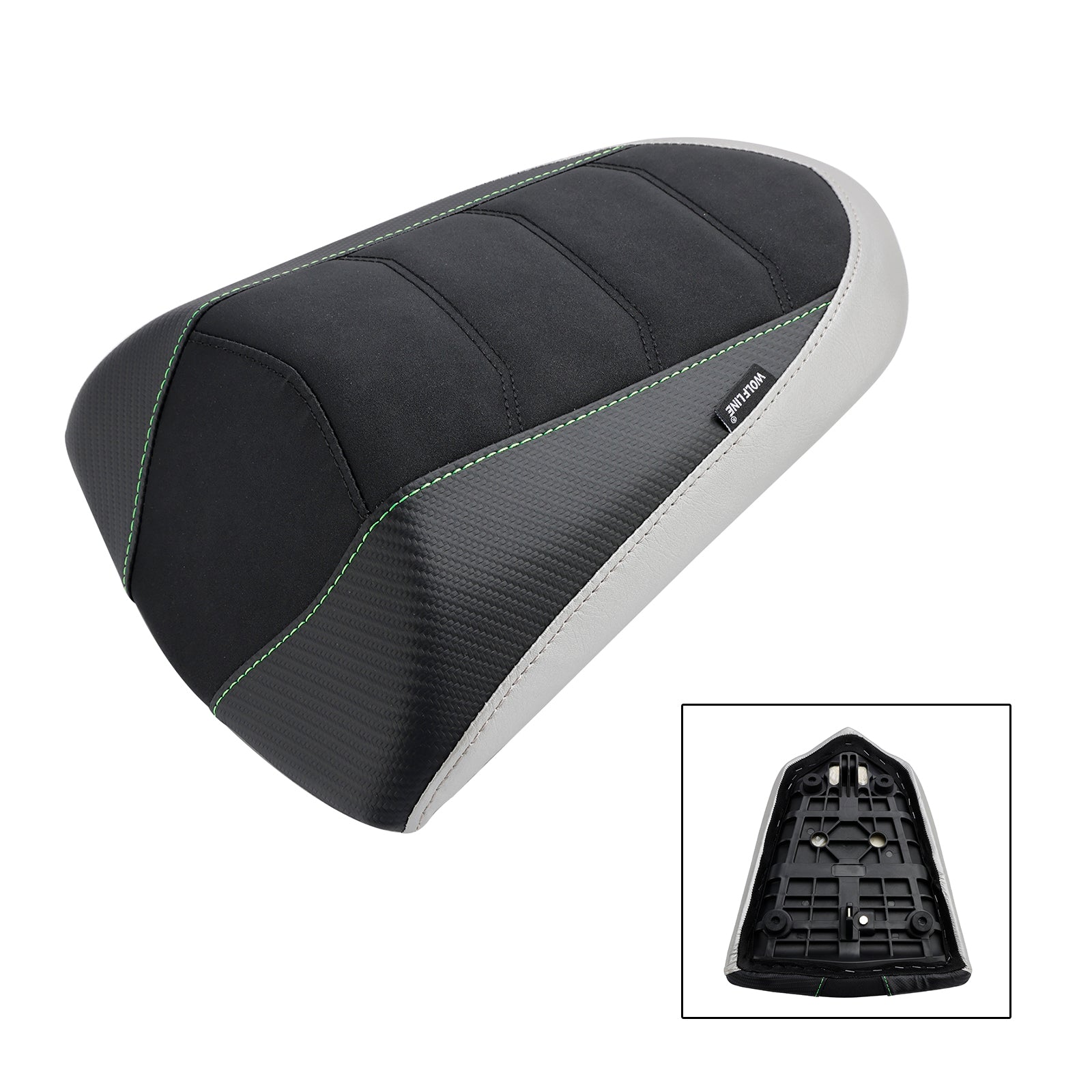 2022-2023 KAWASAKI Ninja 1000SX Coussin de siège passager arrière plat vert