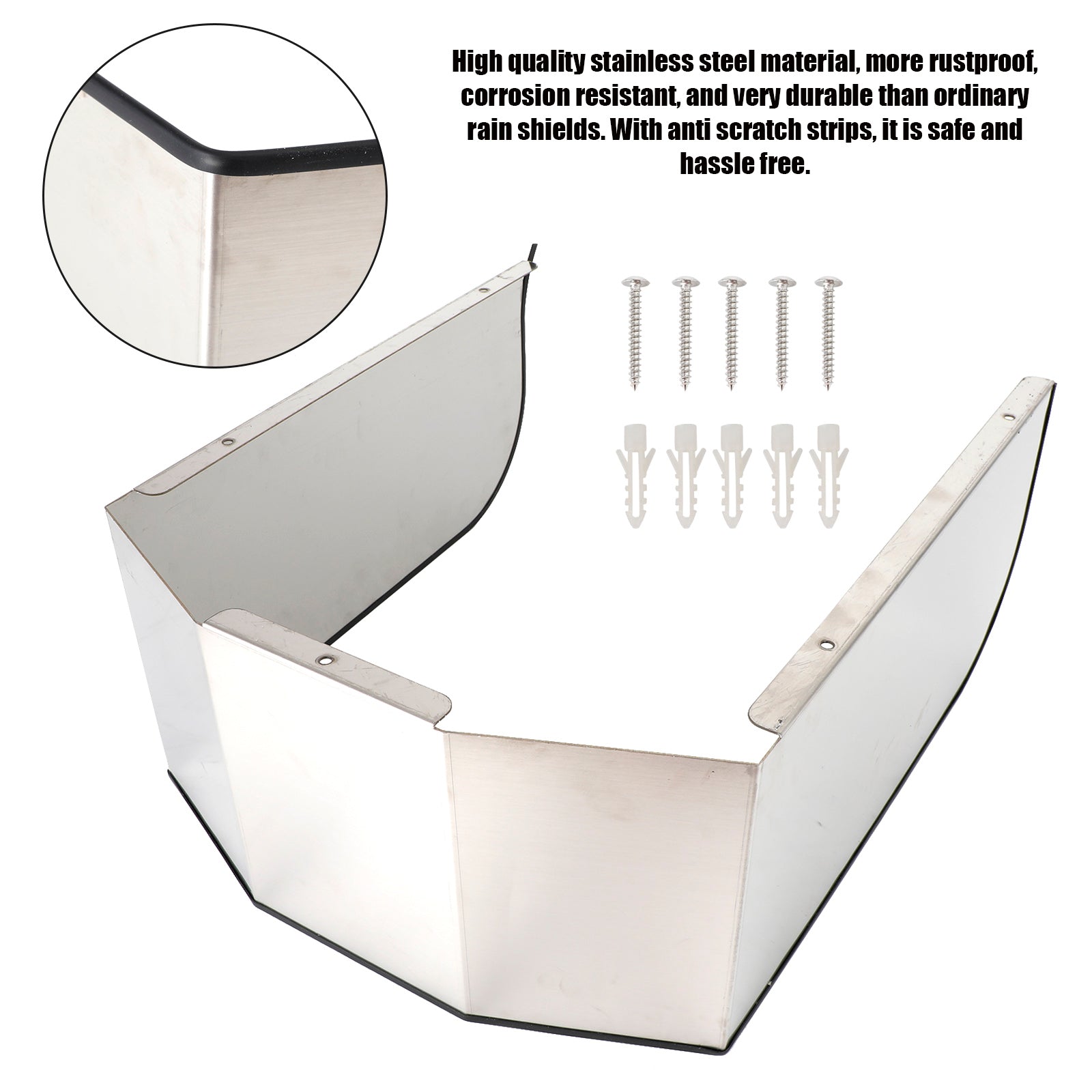 Roestvrijstalen weerbeschermingsdoos Wanddoos Regenhoes voor deurbelaansluiting