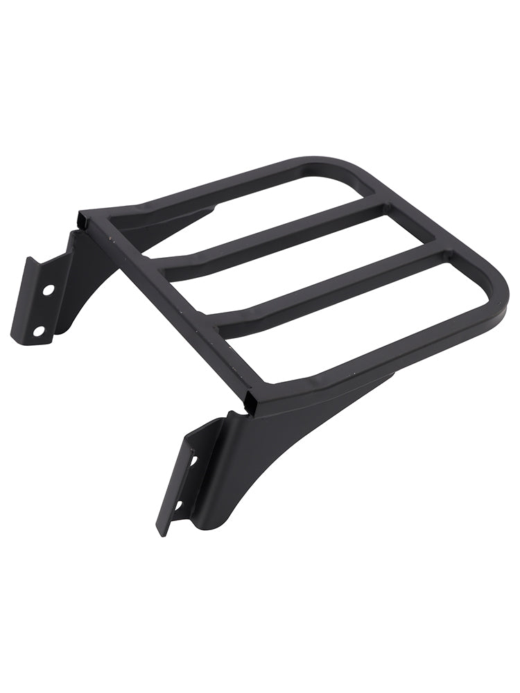 BLACK LUGGAGE RACK FOR SISSY BAR UPRIGHT FOR SPORTSTER XL 883 1200 2004-2020